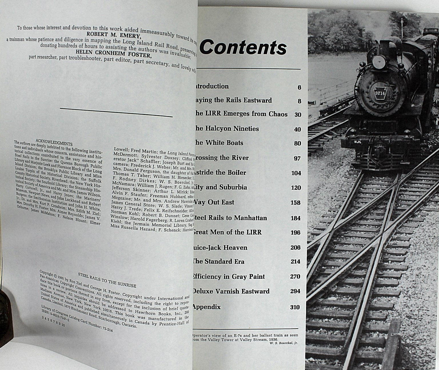 Steel Rails to the Sunrise Ron Ziel George Foster 1965 Long Island Rail Road