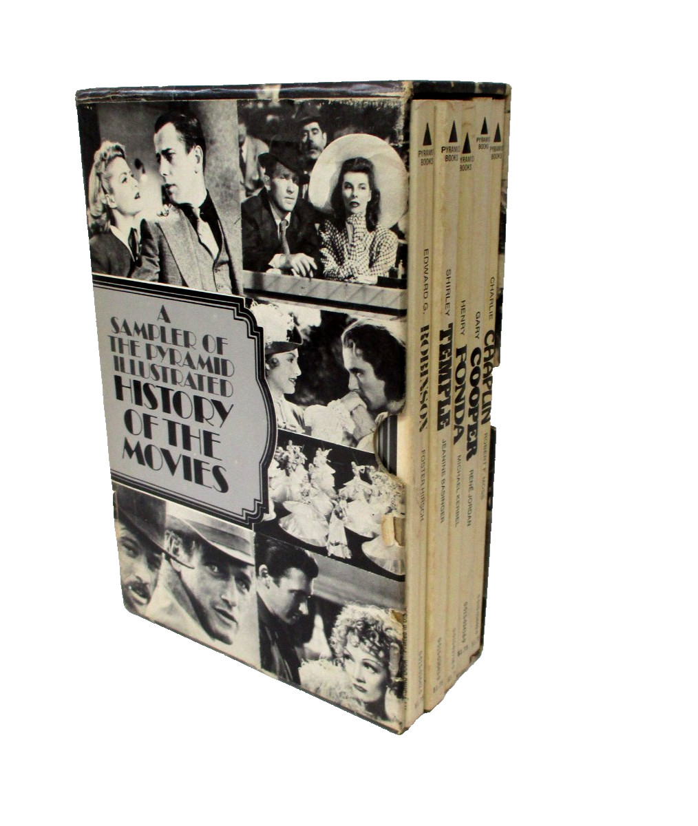Pyramid Illustrated History Of The Movies Box set Chaplin, Temple, Fonda, Cooper