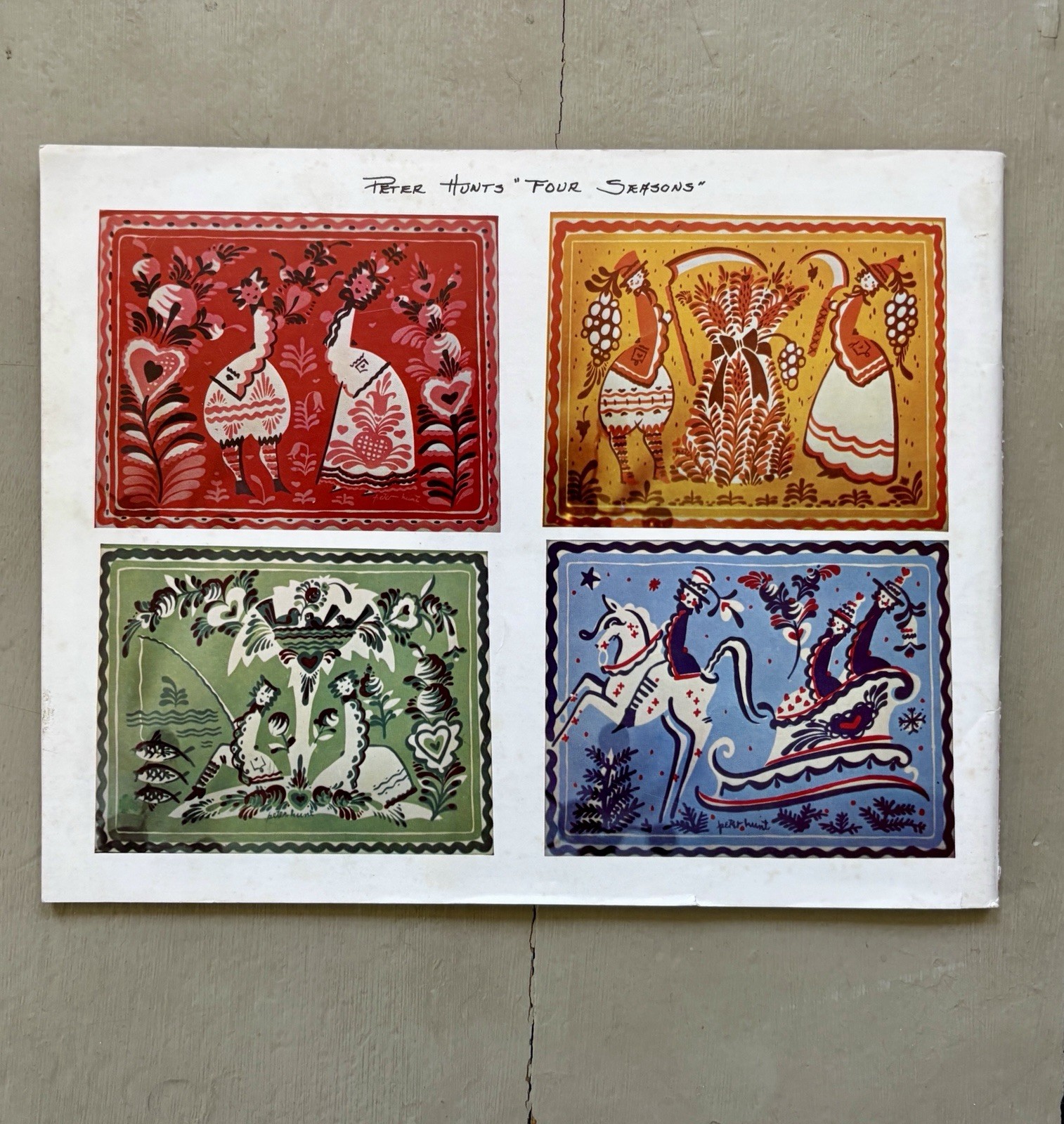 Priscilla Hauser Presents The Peter Hunt Workbook Tole Folkloric Provincetown