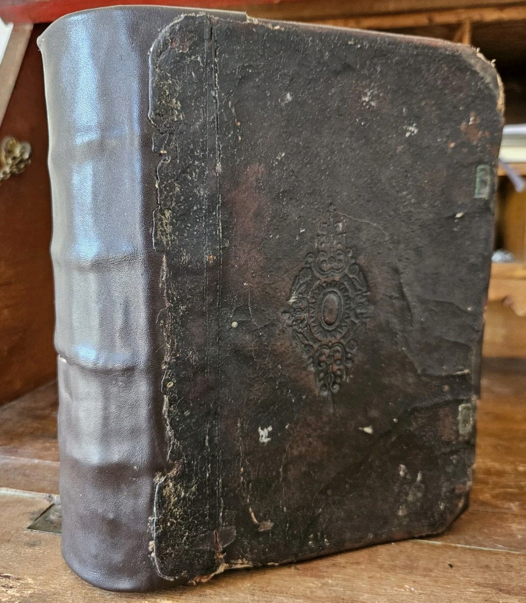 1632 Book of Common Prayer 1633 Psalms in Metre Leather Black Letter