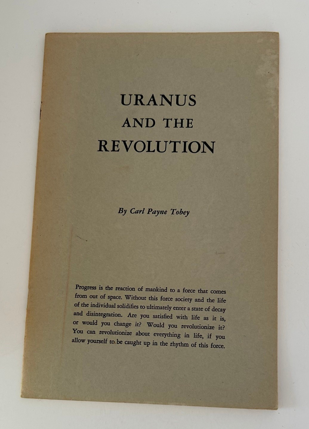 The New Astrology – Carl Payne Tobey – 5 Pamphlets – 1952