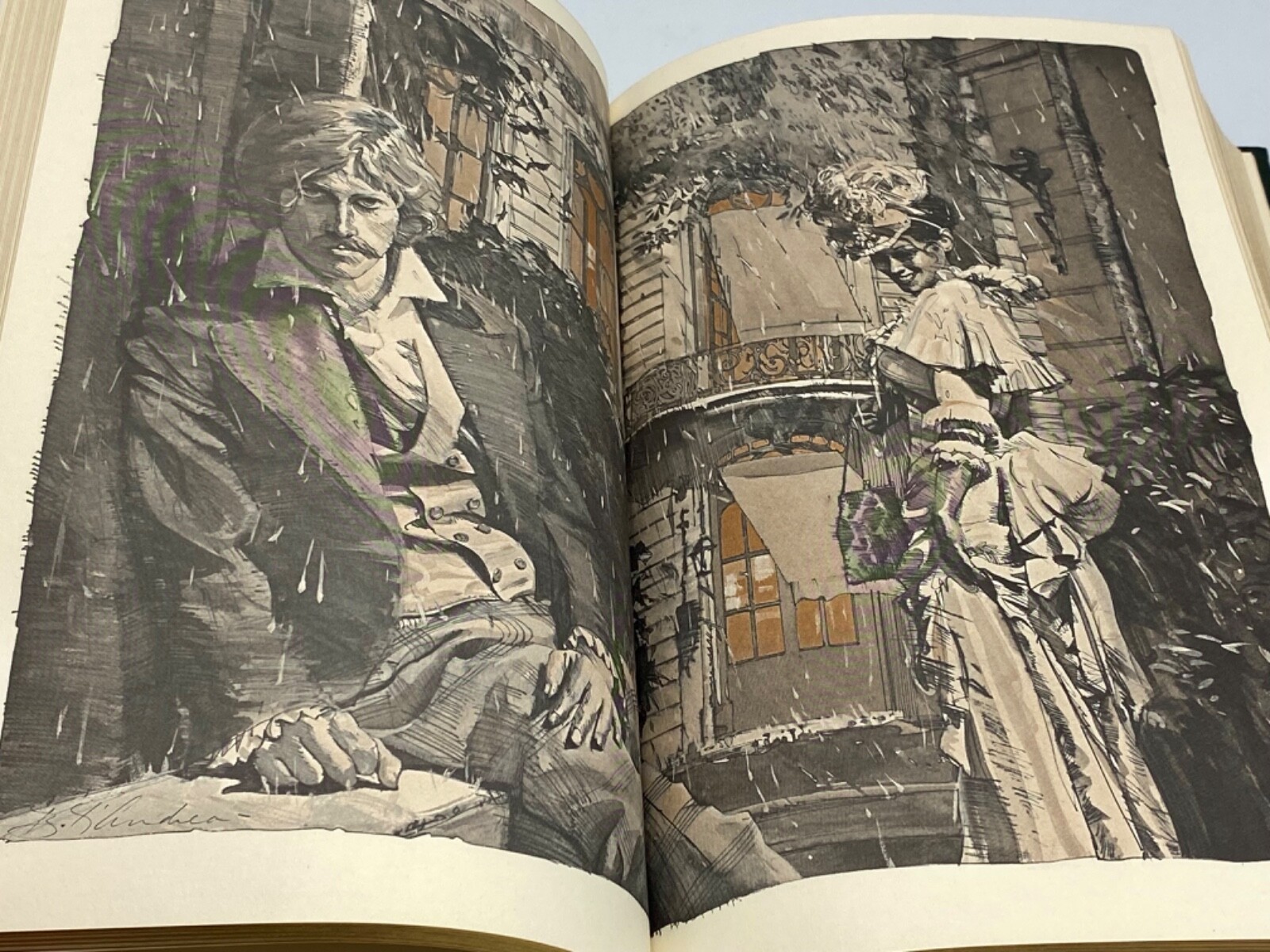 Franklin Library 7 GOTHIC TALES Monkey Deluge at Norderney HORROR ILLUSTRATED!!