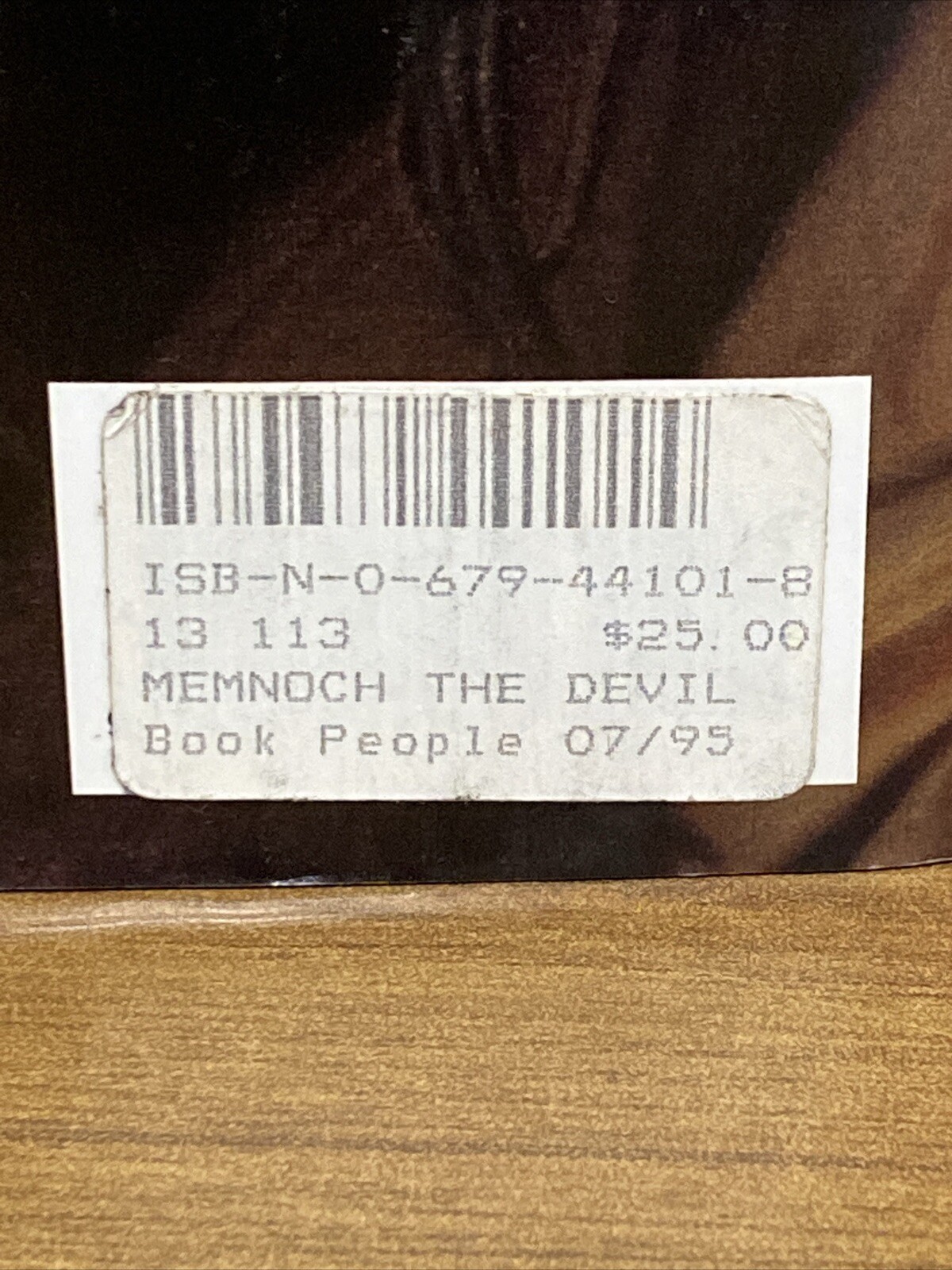 Anne Rice Memnoch the Devil Lestat 1995. SIGNED. 1st. Inscribed for Kathy O