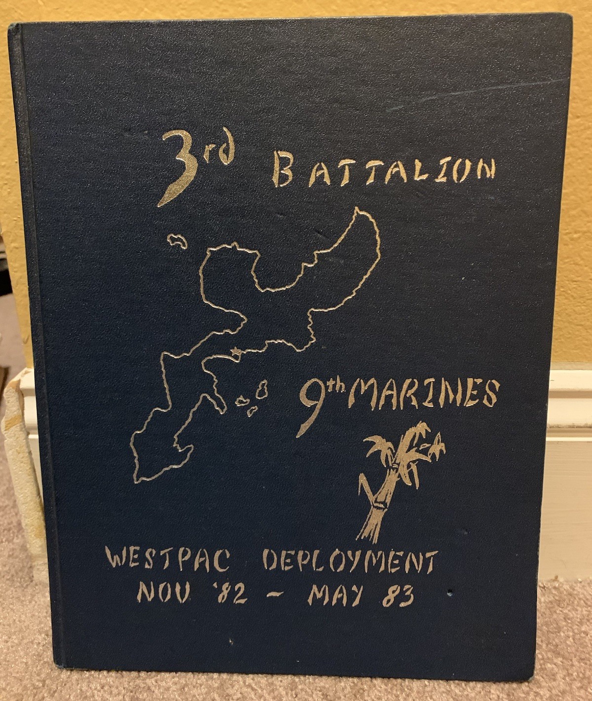 3rd BATTALION 9th MARINES WESTPAC DEPLOYMENT VIETNAM MILITARY CRUISE BOOK 1982