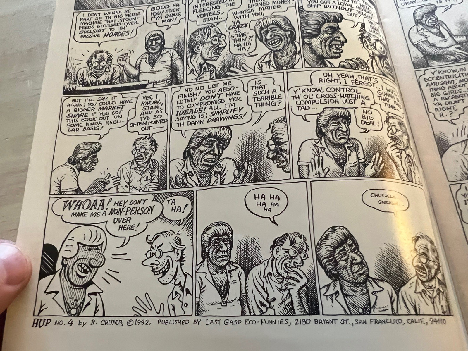 Hup comix hippie comics Issues 2 & 4 Robert Crumb fine condition rare as such