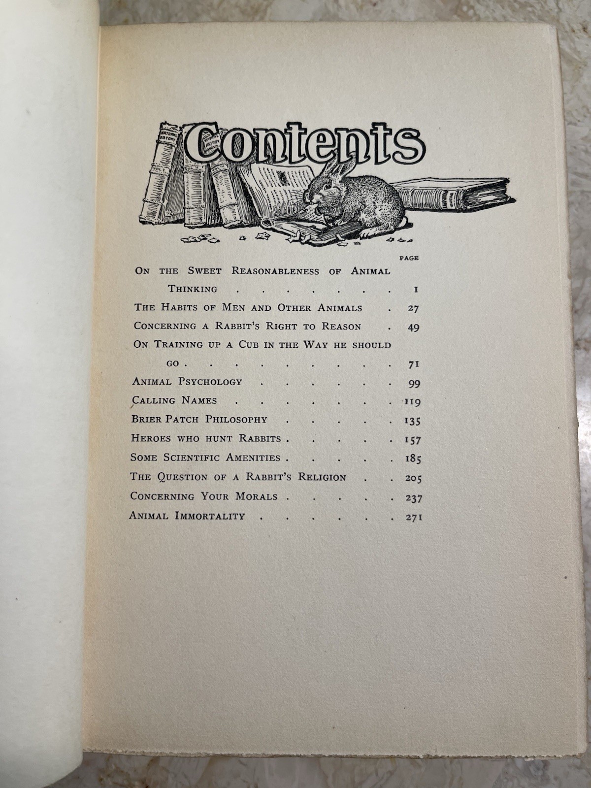 1906 Brier-Patch Philosophy Peter Rabbit William Long Illust. 1st Edition 296pg
