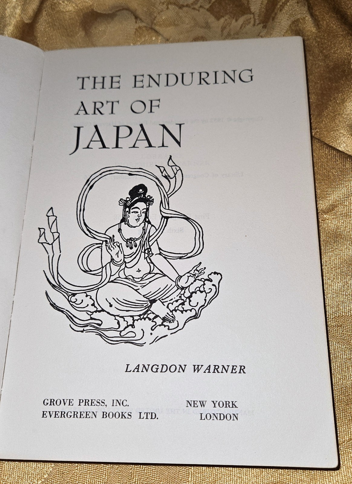 „The Enduring Art of Japan“ Lot of 2 – Postcard Warner’s signature Harvard/Yale