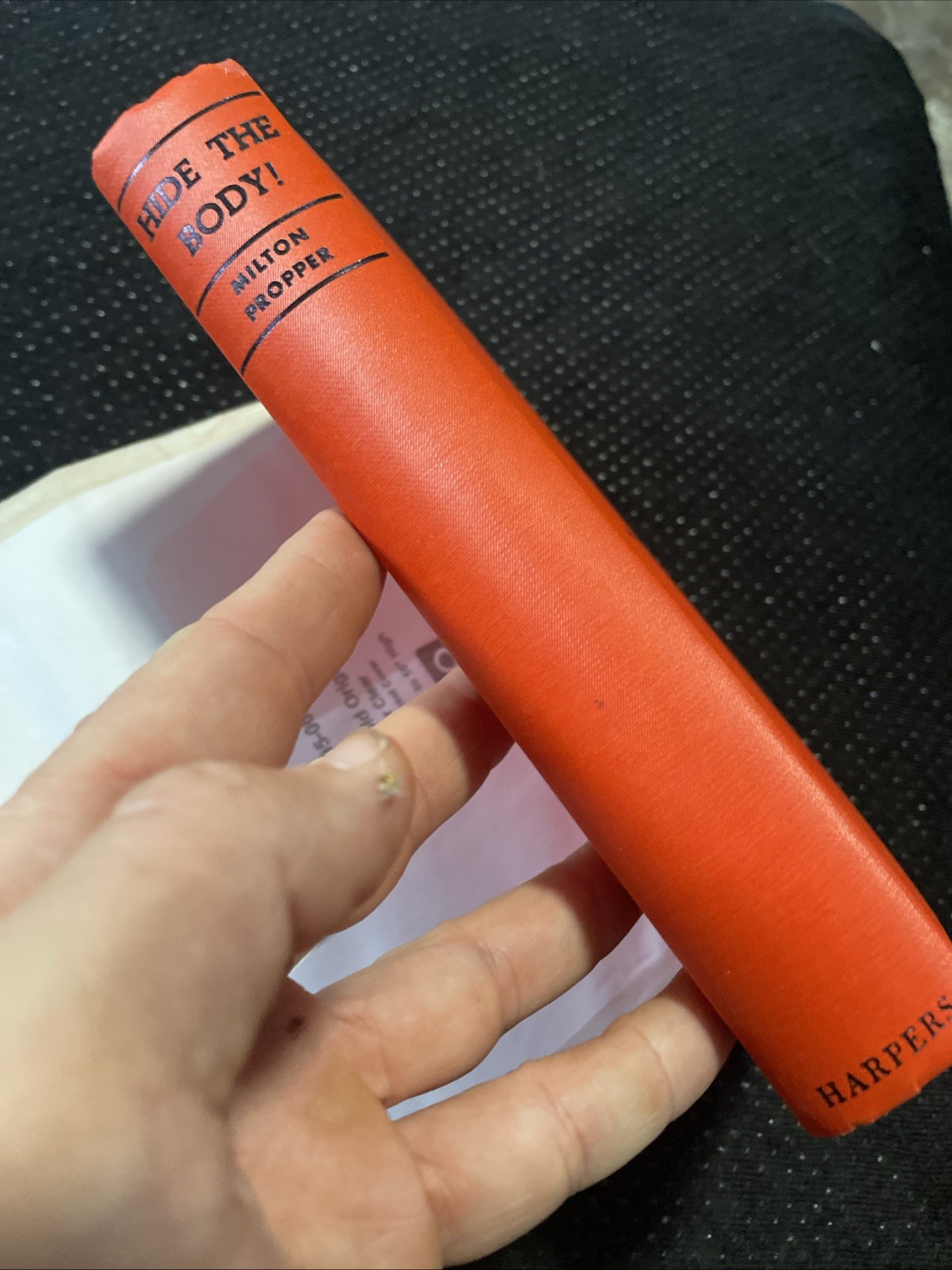 1939 Milton Propper • Hide The Body! • 1st Edition Rare Collectible Mystery