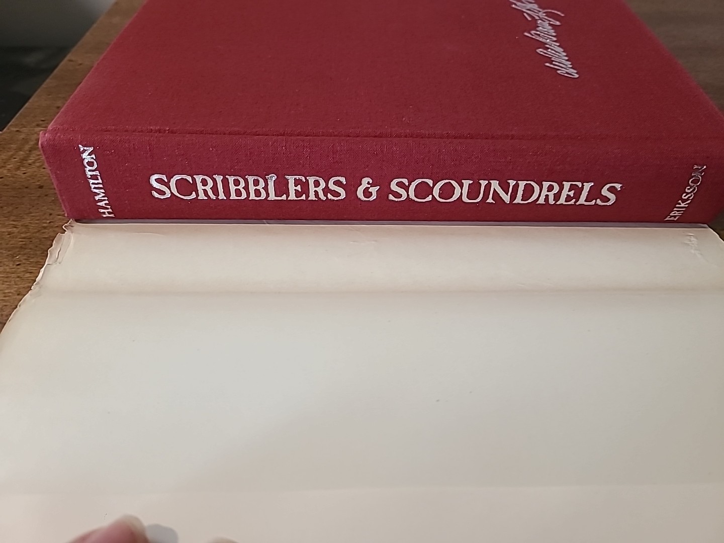 Scribblers & Scoundrels by Charles Hamilton 1968 HC Very Good Condition