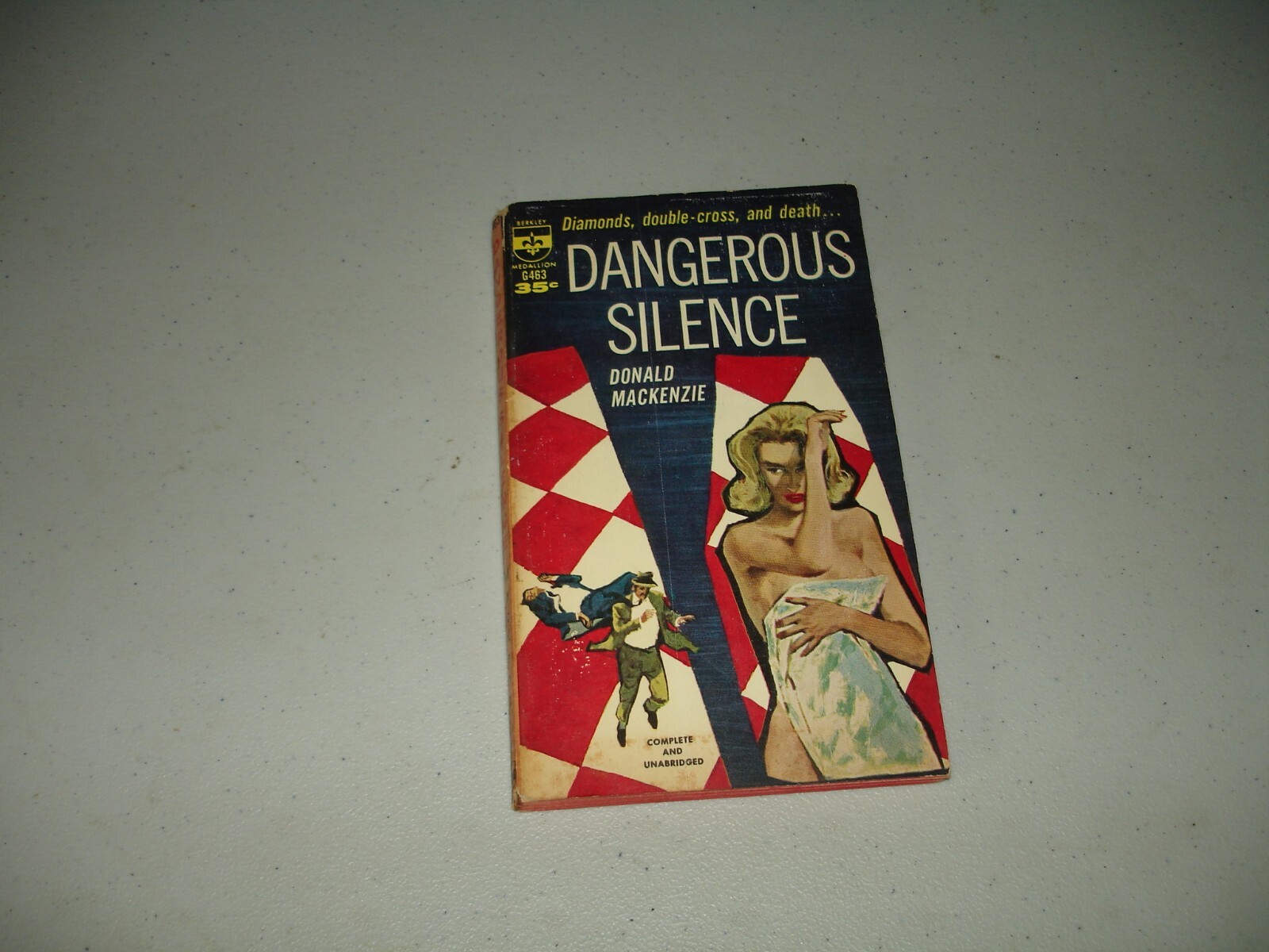 Dangerous Silence by Donald Mackenzie (Paperback, 1960) Good+, Rare GGA