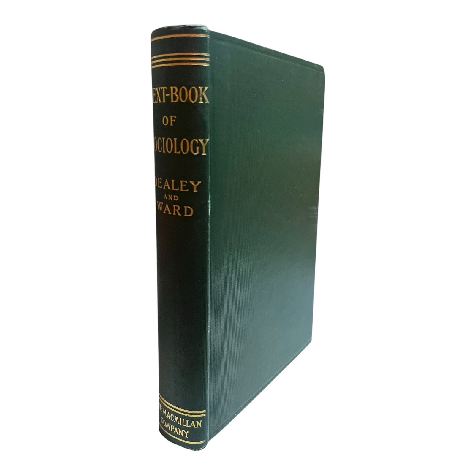 Antique 1916 Dealey & Ward A Text-Book Of Sociology Macmillan Company Hardback