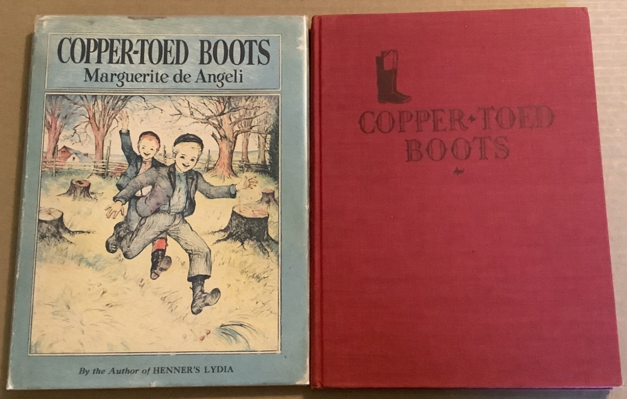 VG 1938 Hardcover in a DJ Early Edition Copper Toed Boots Marguerite de Angeli