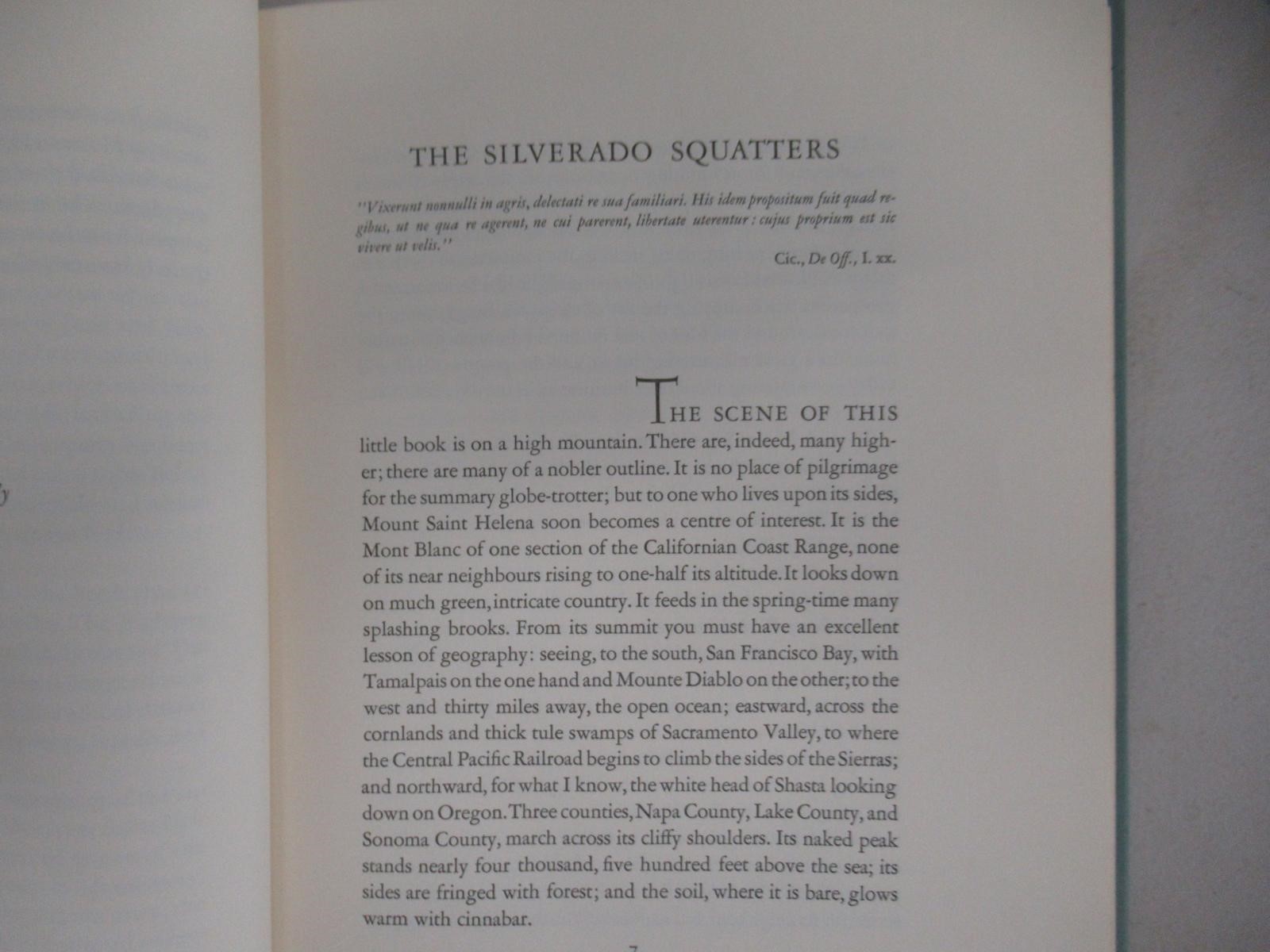 1972 Ltd – Silverado Squatters – Robert Louis Stevenson – Lewis Osborne rd1