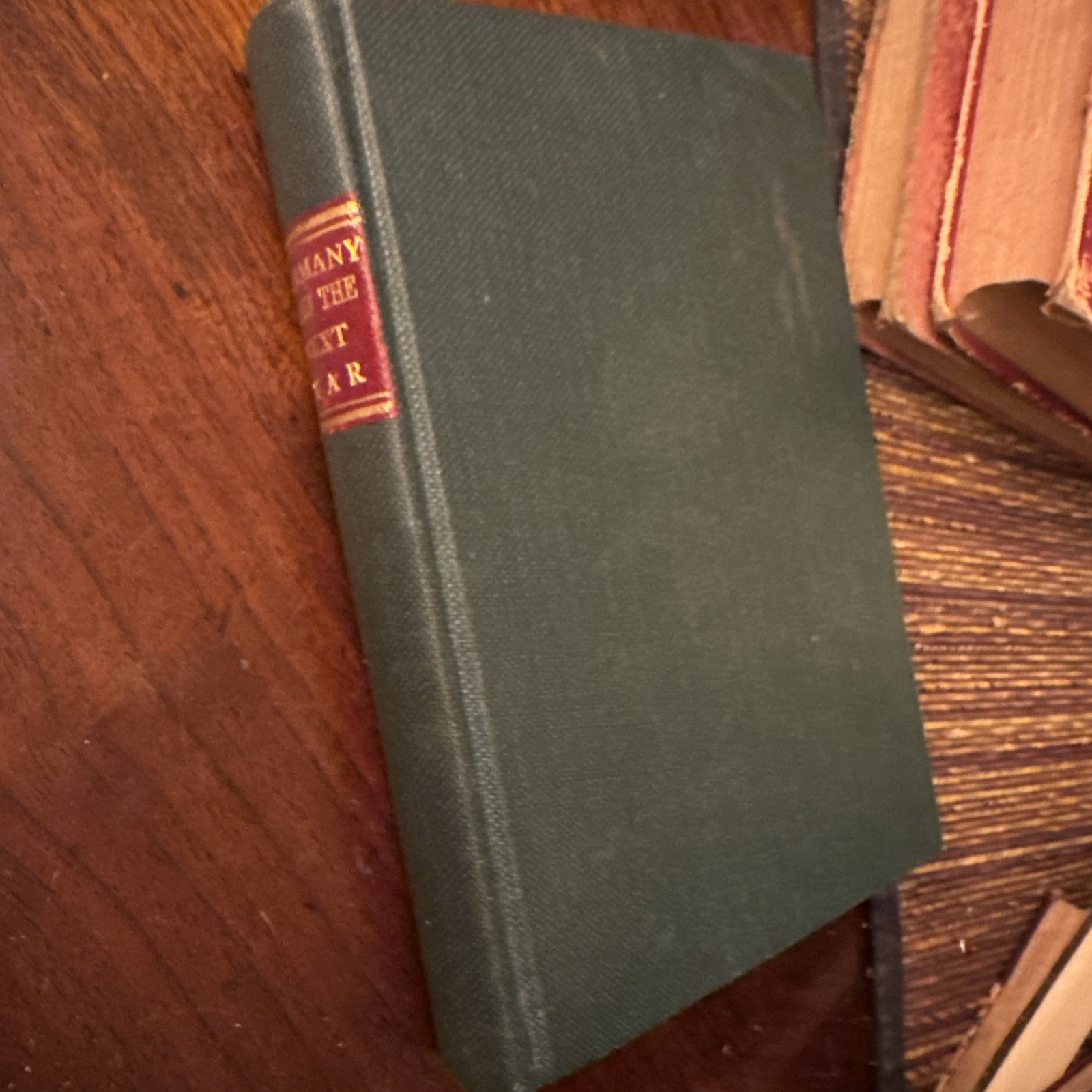 “Germany and the next war”-1914-First edition thus-chas. Eron (remarkable!)