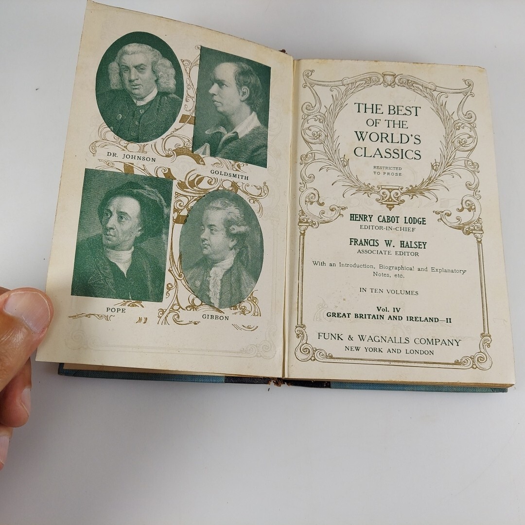 The Best of the World’s Classics Vol IV Great Britain Ireland Henry Cabot Lodge