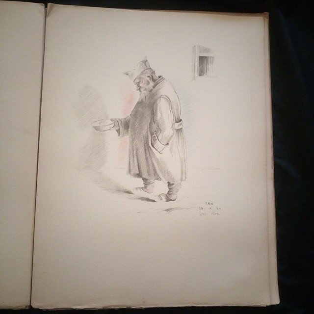 Lieutenant Dubout: Oflag II D 1940 Block IV Lithographs IN Colours 1944 Eo