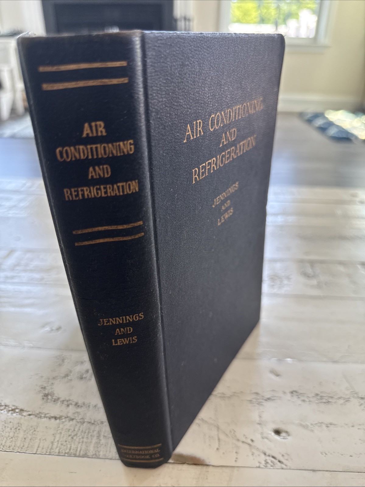 Air Conditioning and Refrigeration Jennings Lewis 1947 2nd Ed 4th Imp HC HVAC