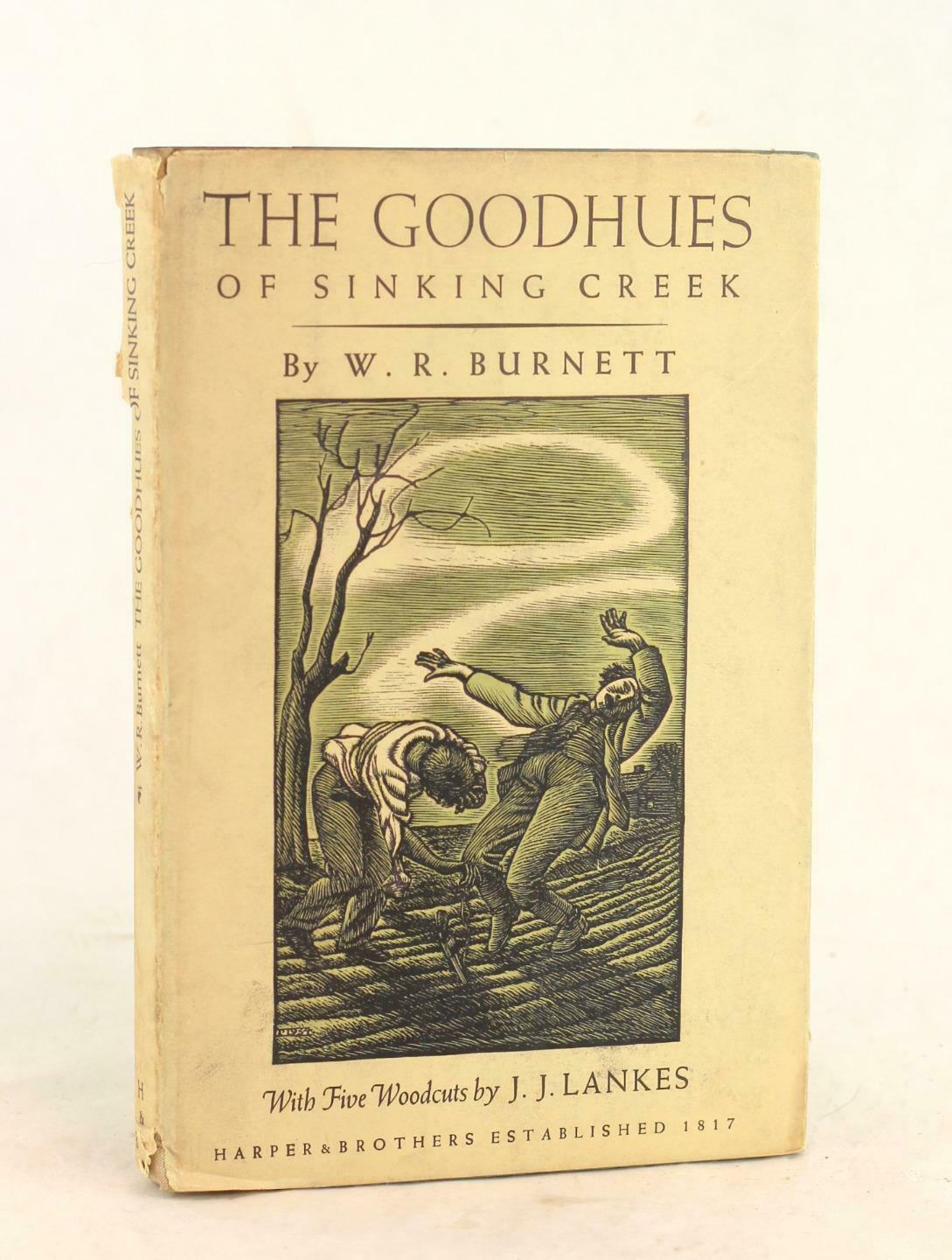 W R Burnett 1st Ed 1934 The Goodhues of Sinking Creek Hardcover w/Dustjacket