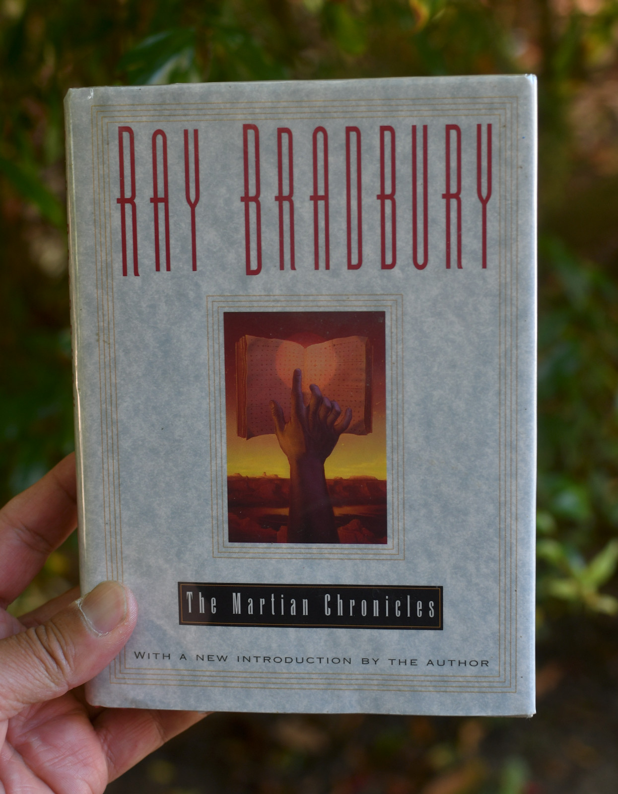 Ray Bradbury Signed Martian Chronicles -1997 Avon Hardcover: 268 pages