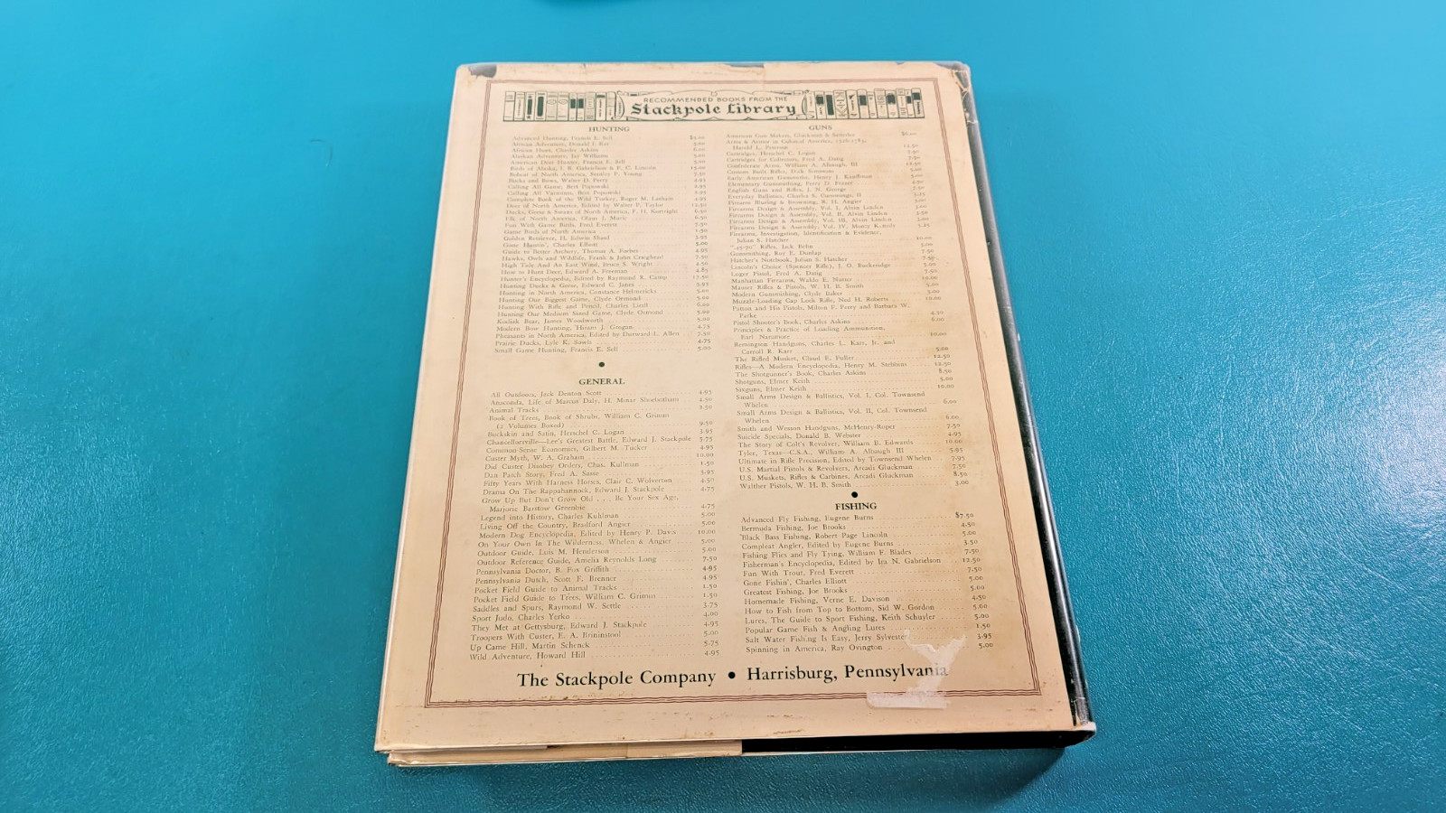 MANHATTAN FIREARMS by Waldo E. Nutter 1958 1st Ed Hardcover