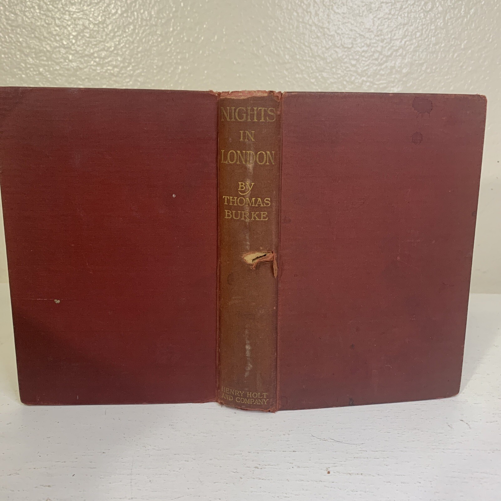 Nights In London Hardcover Book 1918 By Thomas Burke See Photos….