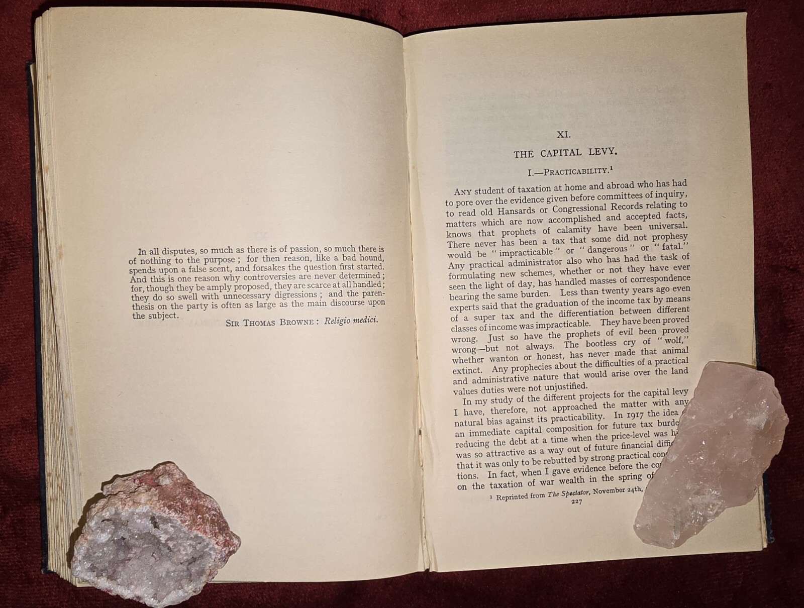 Antique Book : Current Problems In Finance & Government By Sir Josiah Stamp 1924