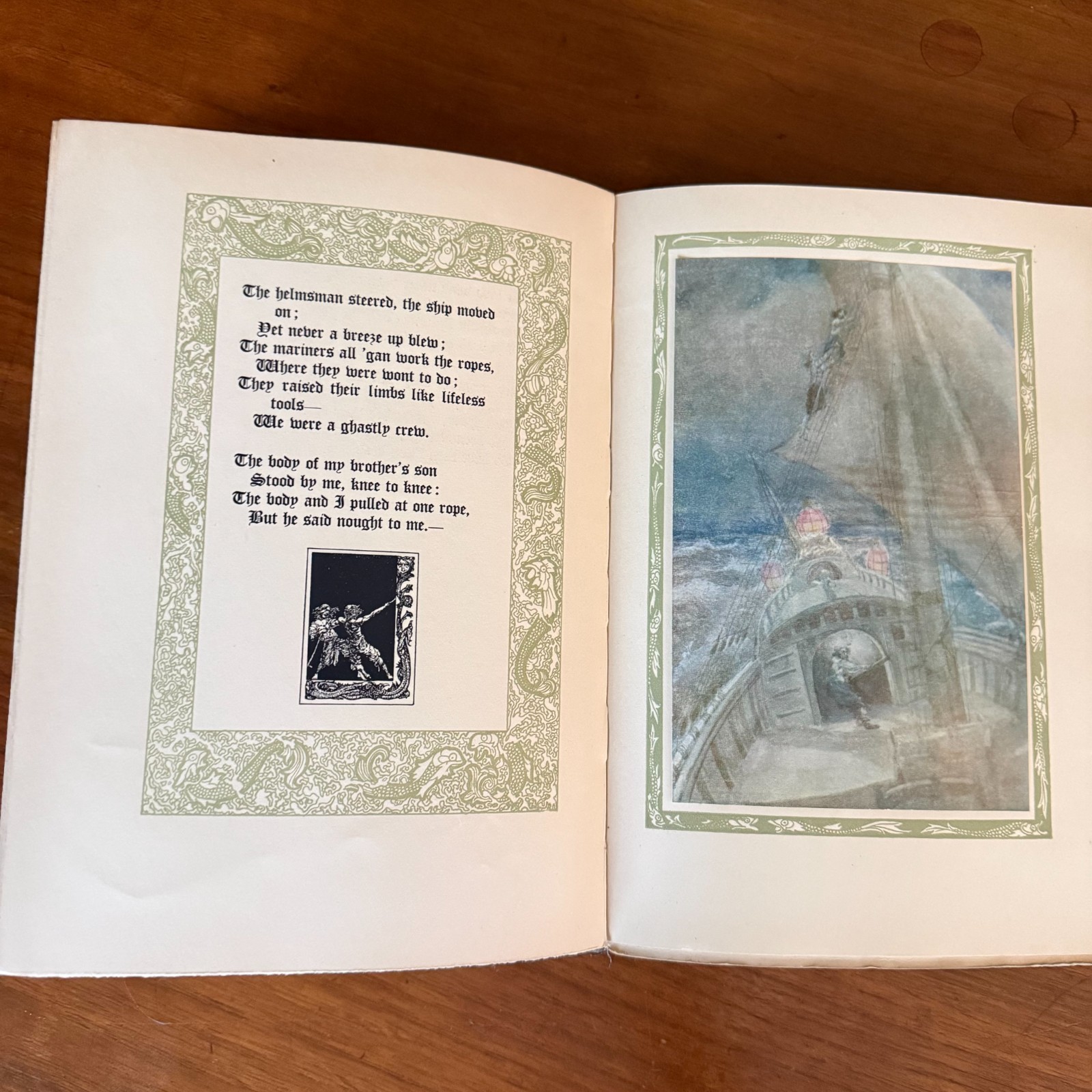 Rare 1910 Willy Pogany Ancient Mariner – COMPLETE 20 Plates Art Nouveau Binding