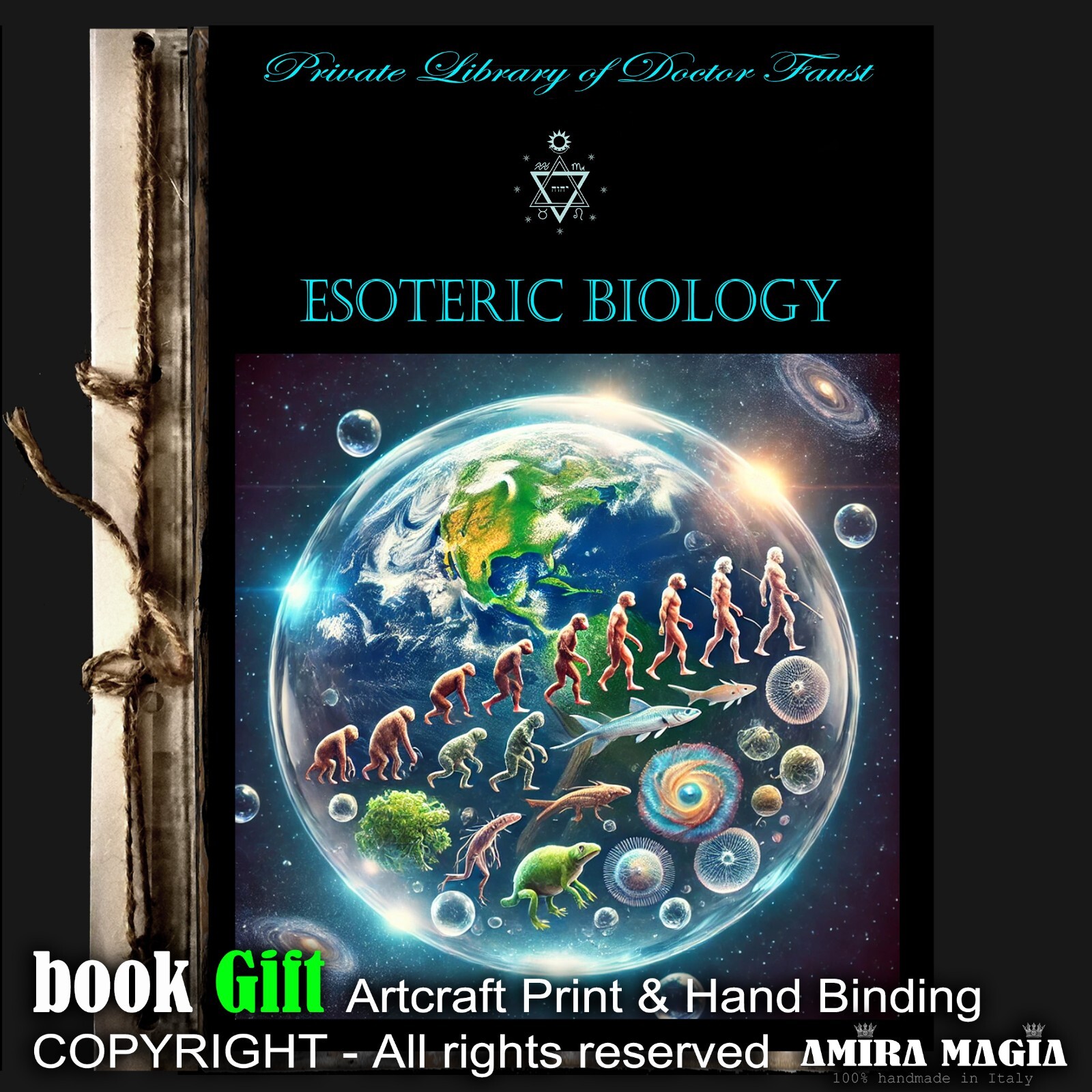 Biology Book Esoteric Biological Science Magic Humanistic Occult Secret Genetics