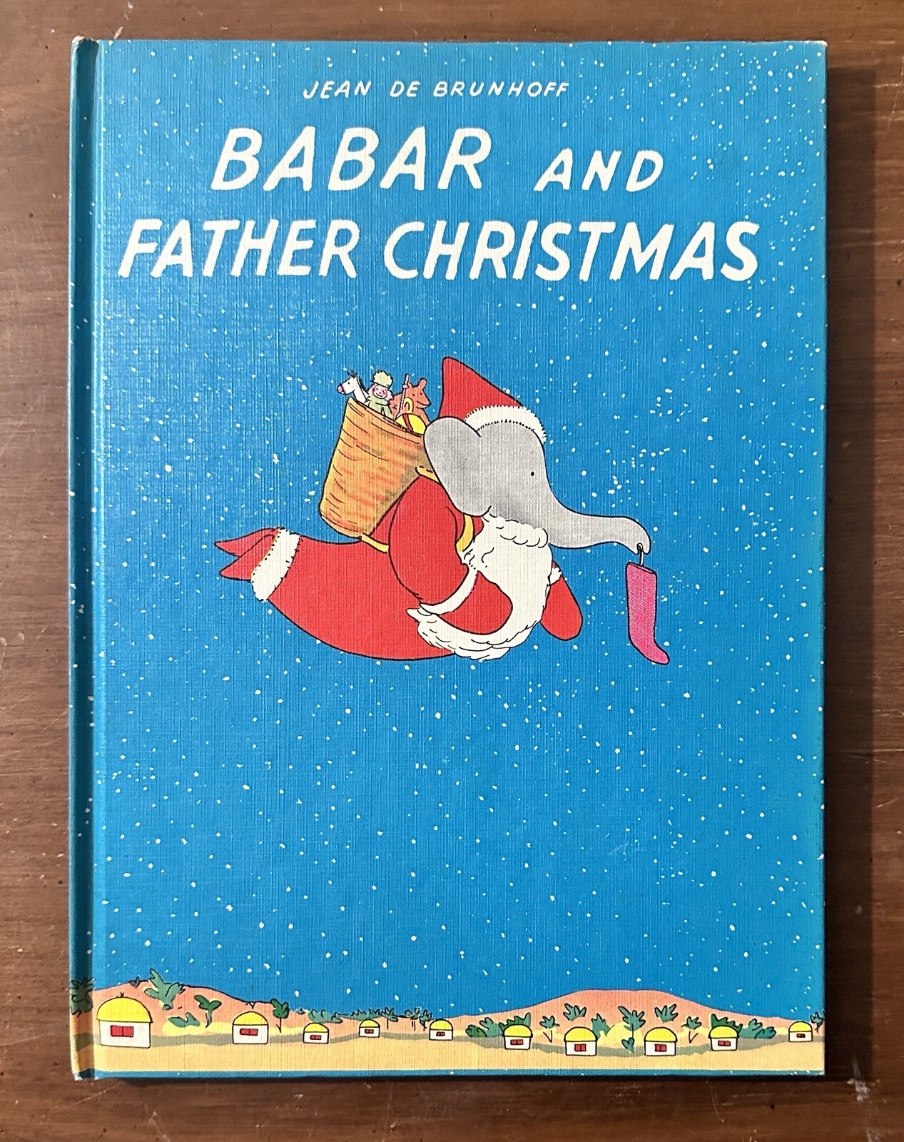 MCM BARBAR AND FATHER CHRISTMAS Jean de Brunhoff HC Random House 1940