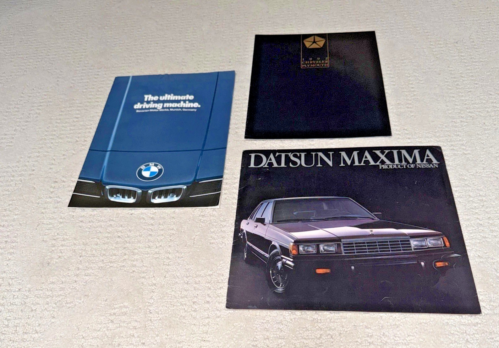 60+ Vintage Collectible AUTO BROCHURES, 1960s – 2000s (Lot # 1)