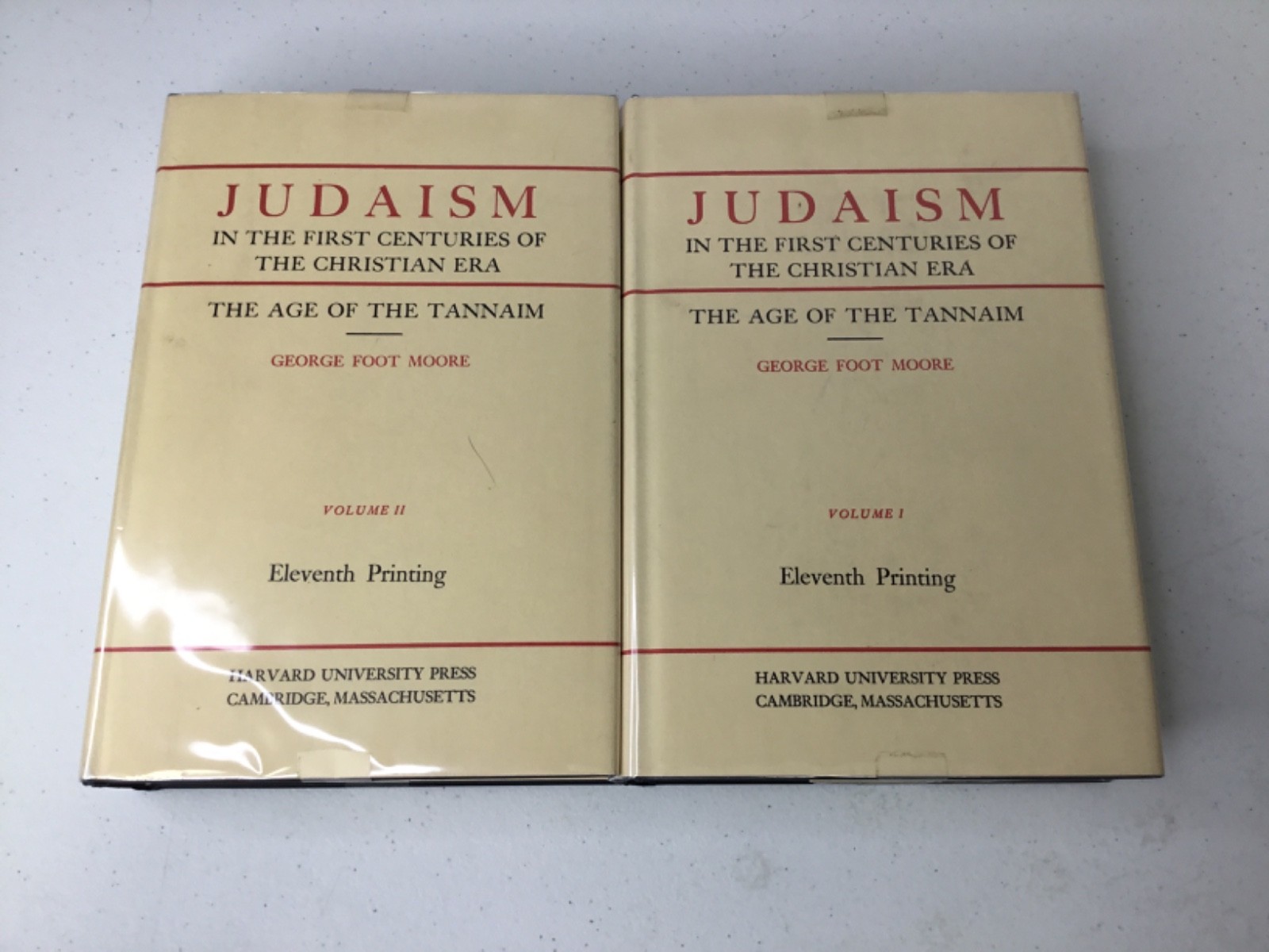 Judaism in the First Centuries of the Christian Era Vol 1&2. Moore. 1970 HCDJ