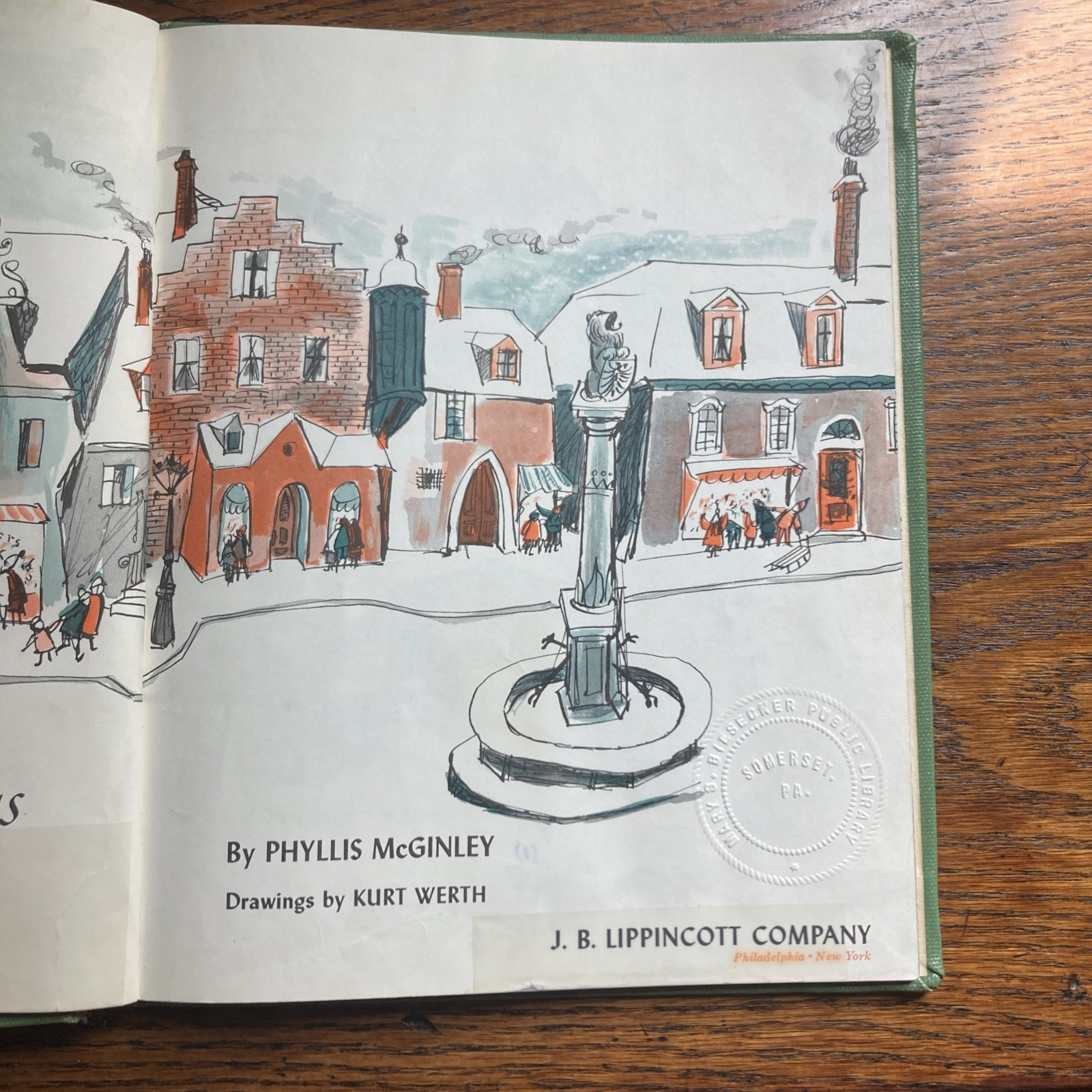 How Mrs. Santa Claus Saved Christmas – McGinley – 1963 – HC – ex-lib – Good