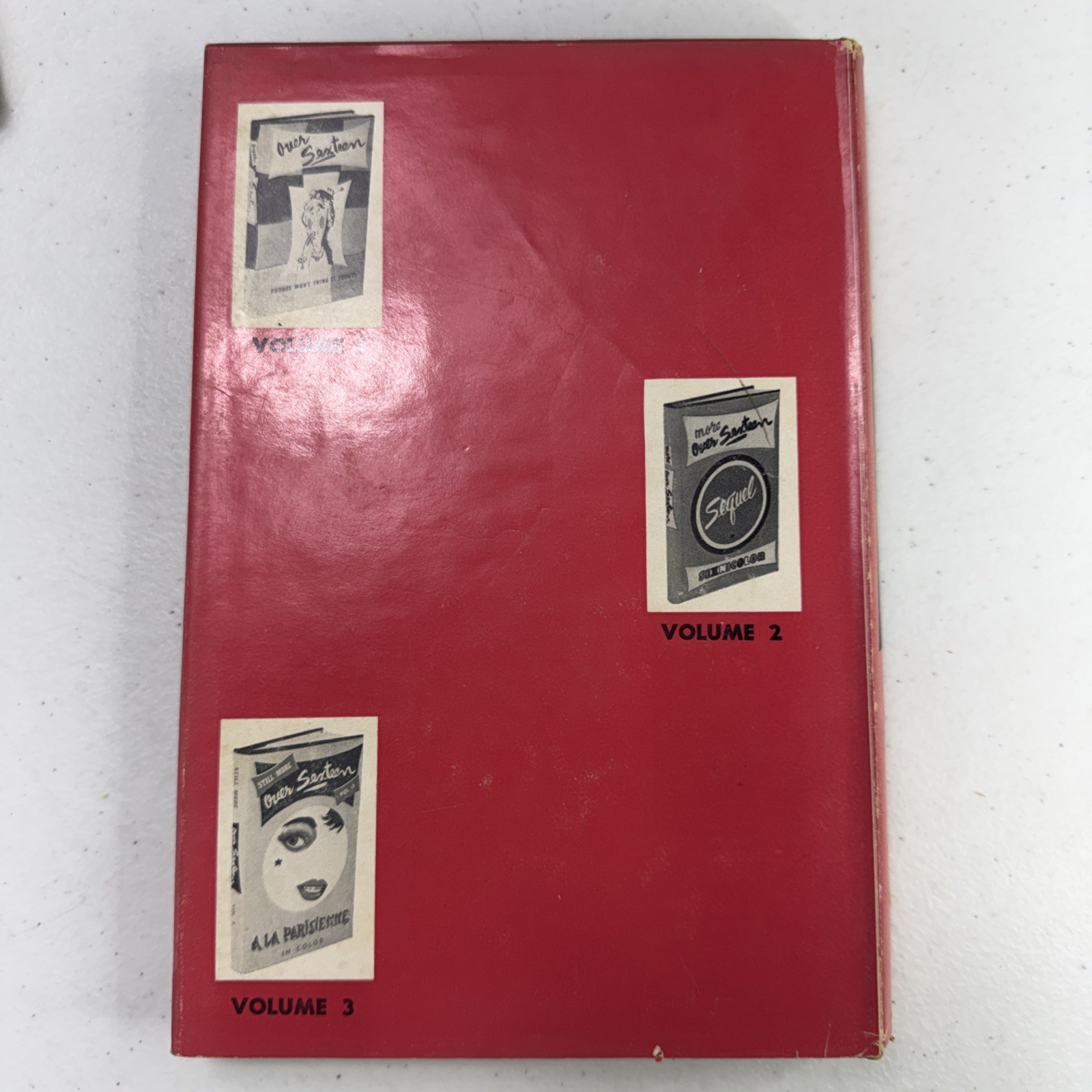 Over Sexteen Volumes 1-5 Set 1956 Vintage Risqué Humor Book in Color J M Elgart