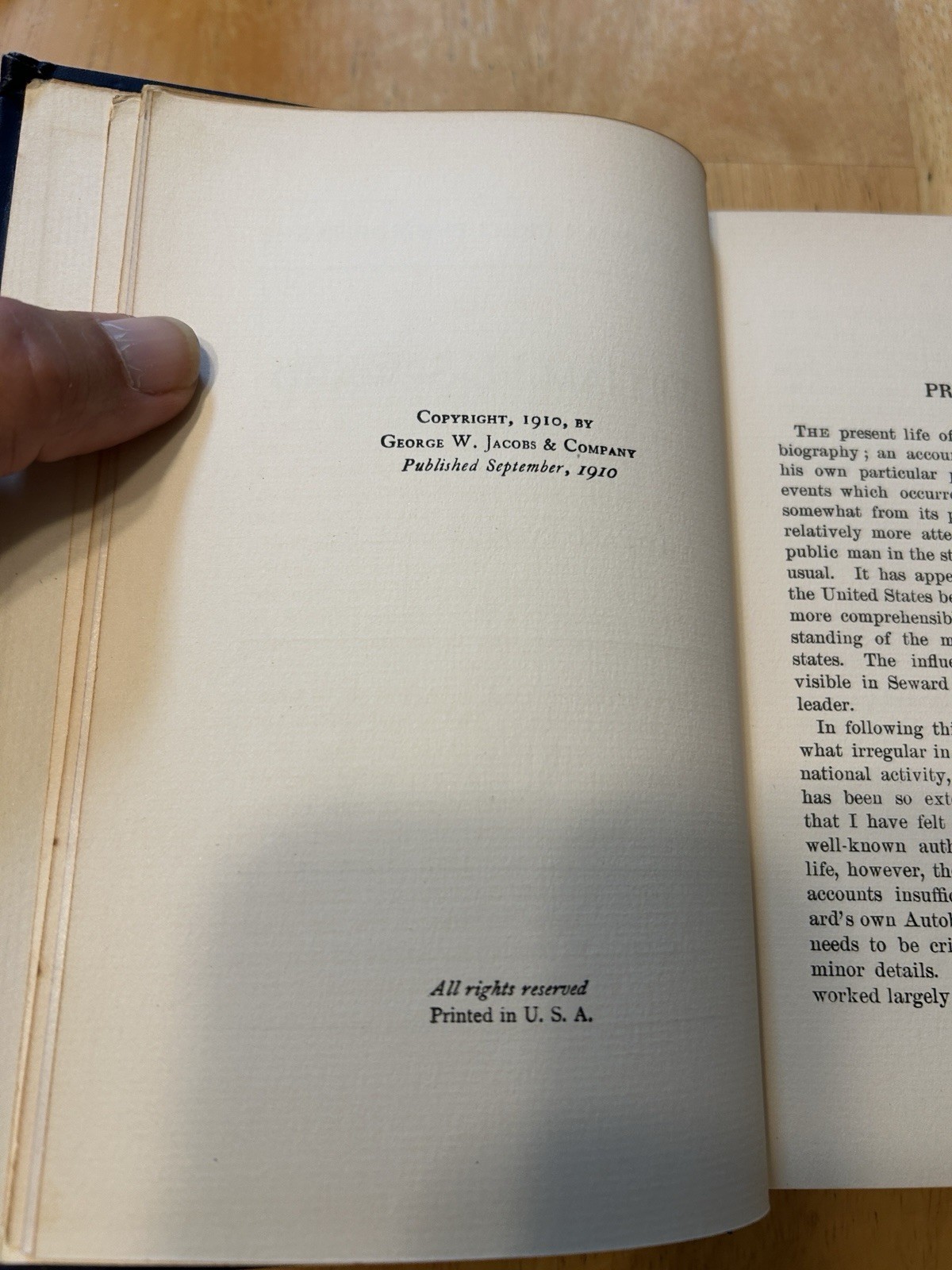 William H. Seward By Edward Everett Hale, Jr 1910 American Crisis Bios