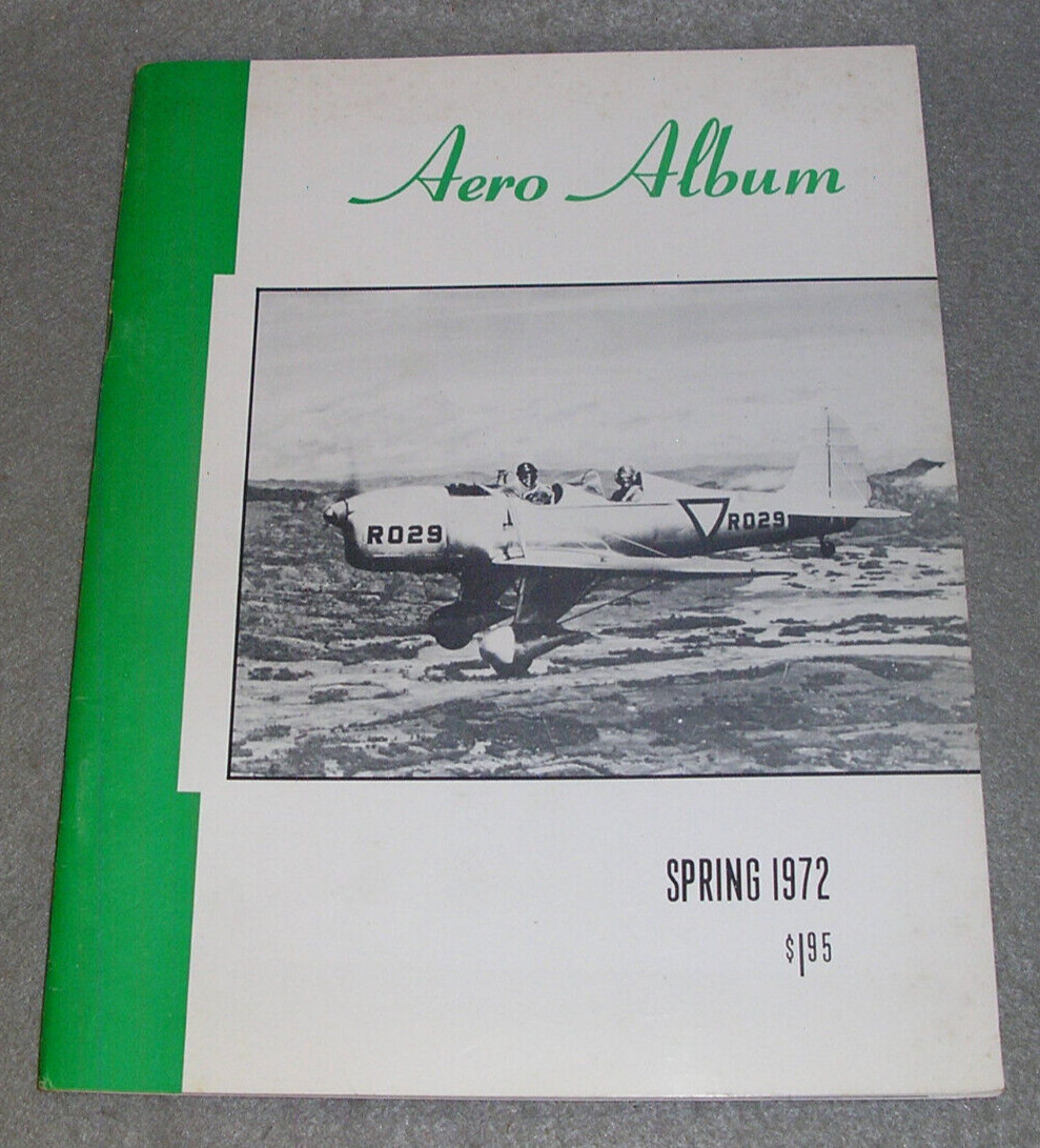 Aviation Magazine Book Aero Album Military Aircraft Jet Planes Flight WWII 1972
