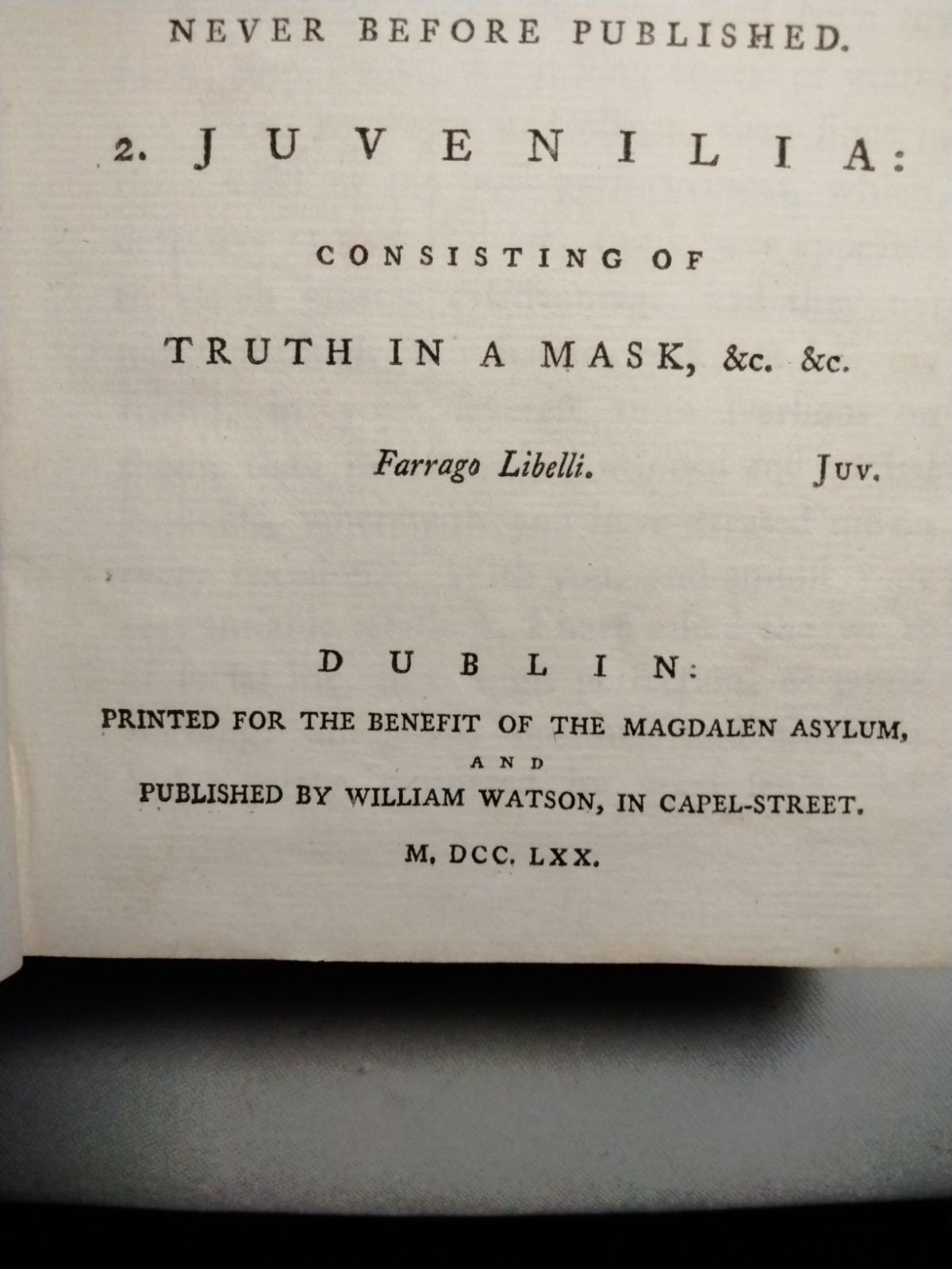 The Works of Rev.Philip Skelton. 6 Volume Set. HC. 1784