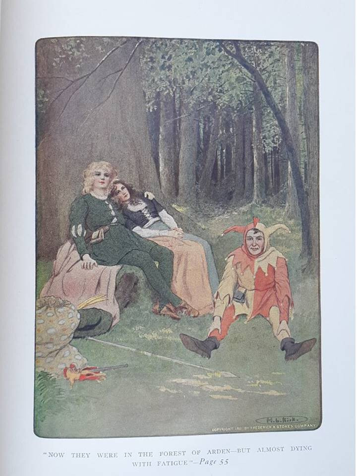 1911 All Shakespeare’s Tales Charles Lamb& C. Edwards. Illus. by ML Kirk 1st ed.