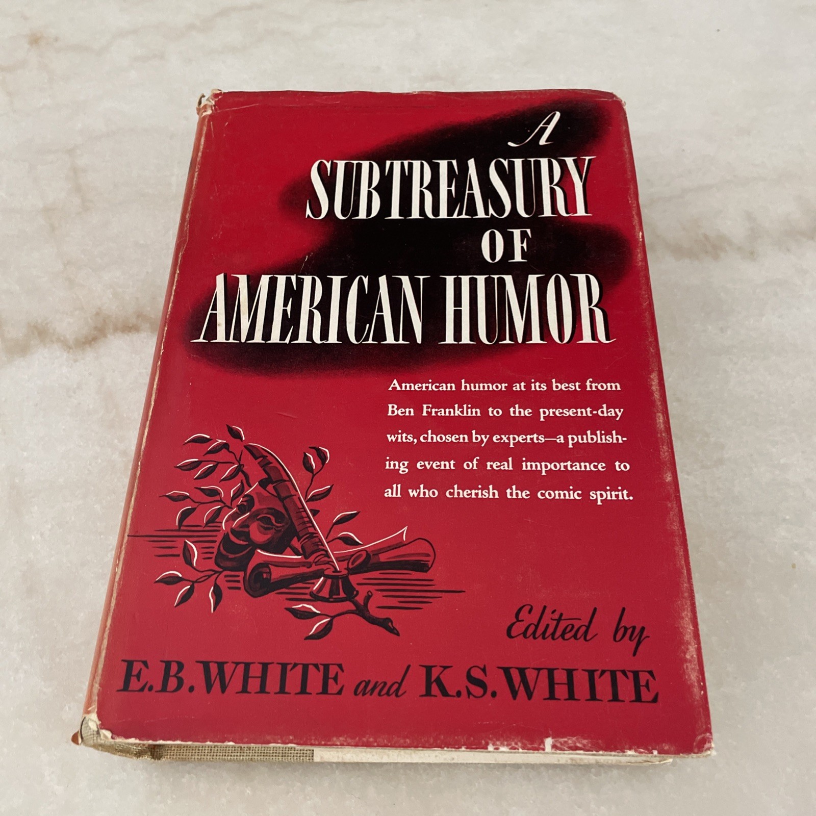 A Subtreasury of American Humor E. B. & K.S. White 1941 Coward-McCann HCDJ BOMC