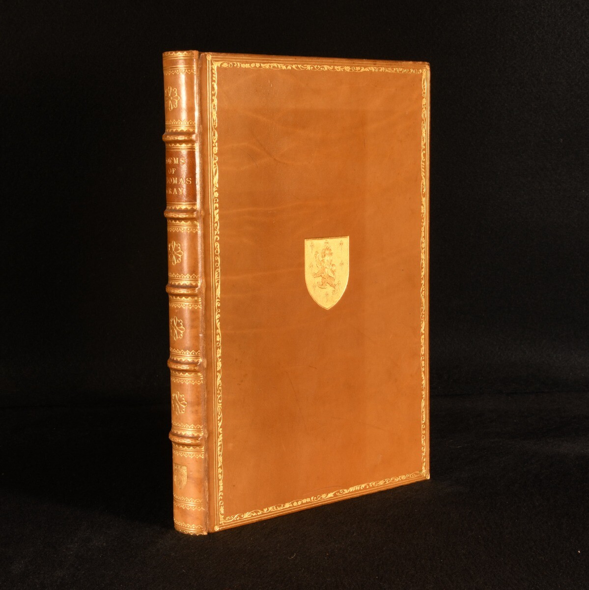1887 Poems by Thomas Gray Prize Binding Full Calf Riviere and Son