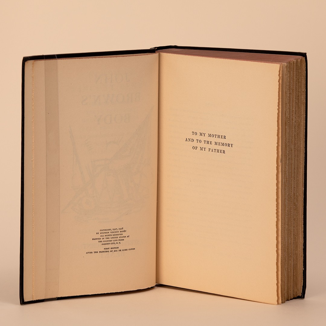John Brown’s Body, Stephen Vincent Benet, 1928 – First Edition