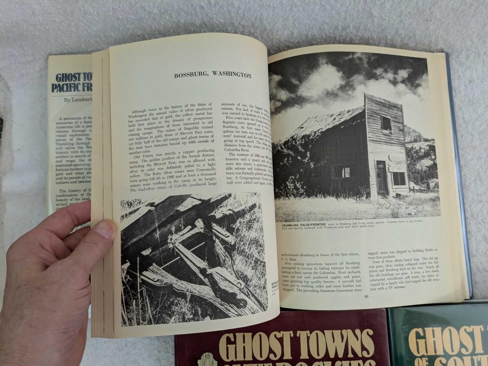 Lot of 3 Lambert Florin GHOST TOWNS OF THE ROCKIES, PACIFIC FRONTIER & SOUTHWEST
