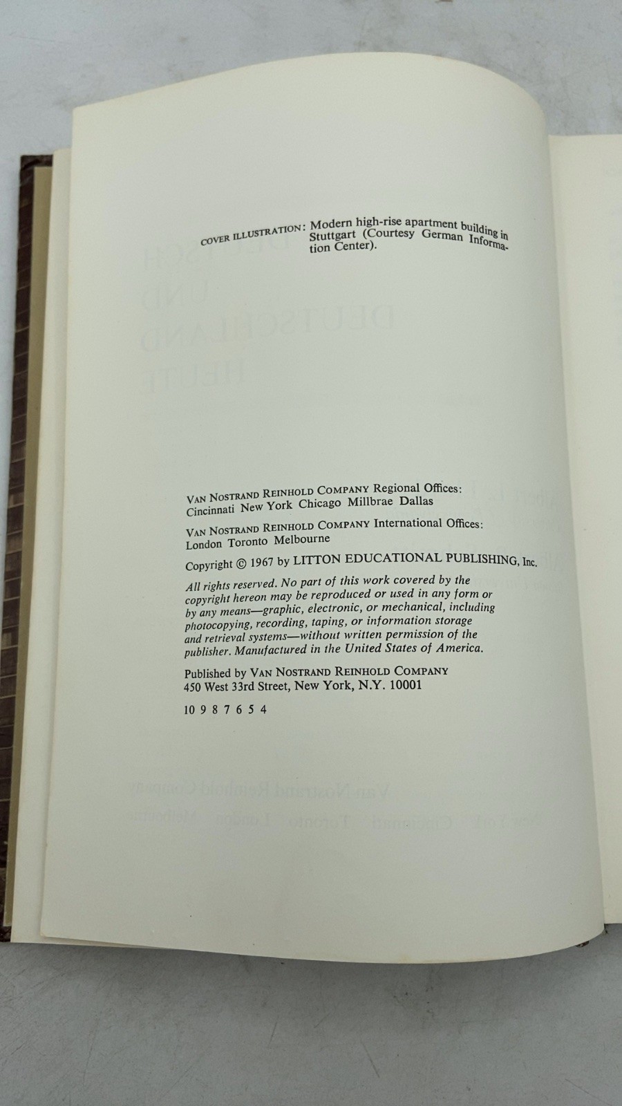 Deutsch UND Deutschland Heute Albert L. Lloyd, Albert R. Schmitt Hardcover 1967