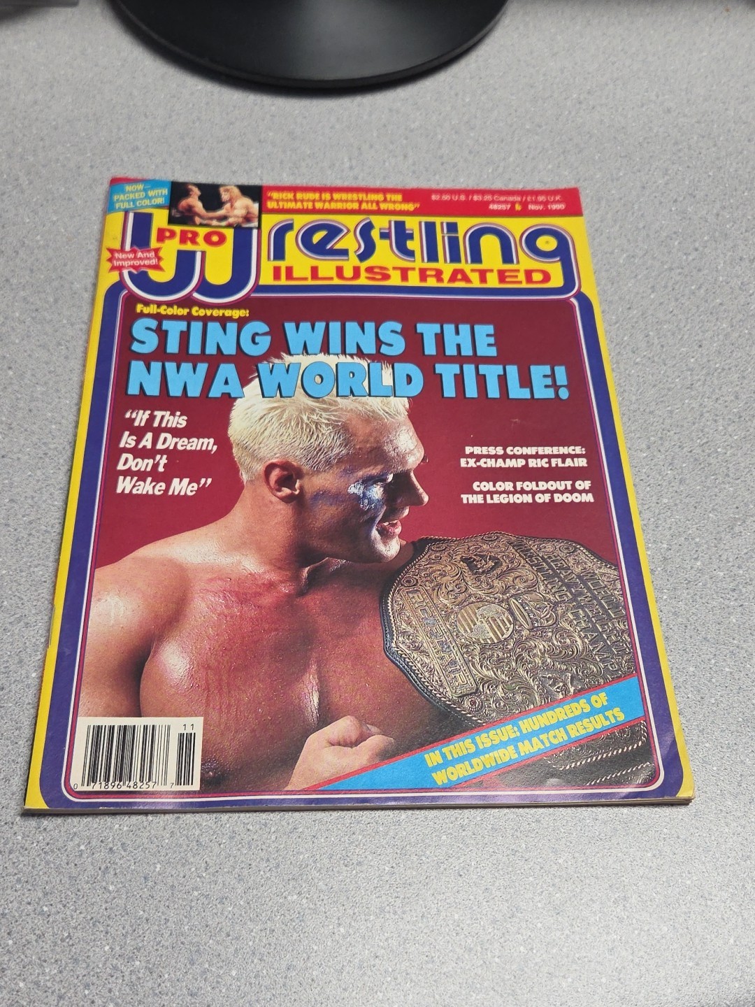 Pro Wrestling Illustrated Magazine November 1990 – Sting Flair Legion of Doom