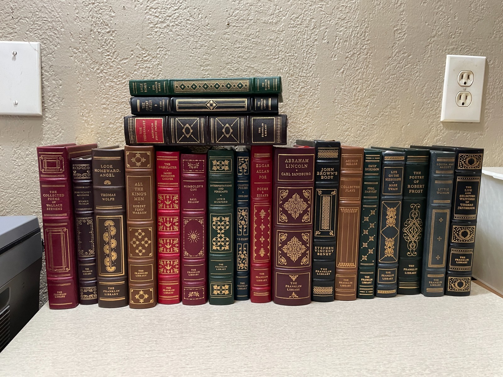 (80 Book Count) FRANKLIN LIBRARY LEATHER BOUND BOOKS COLLECTION LOT *SEE PICS*