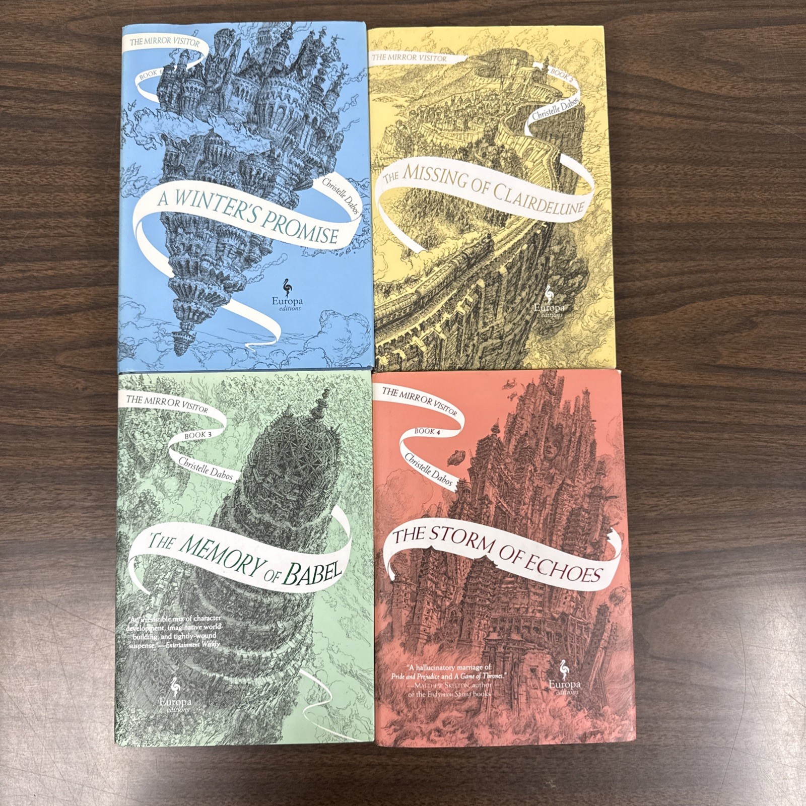 The Complete MIRROR VISITOR QUARTET Christelle Dabos Europa Editions Hardcovers