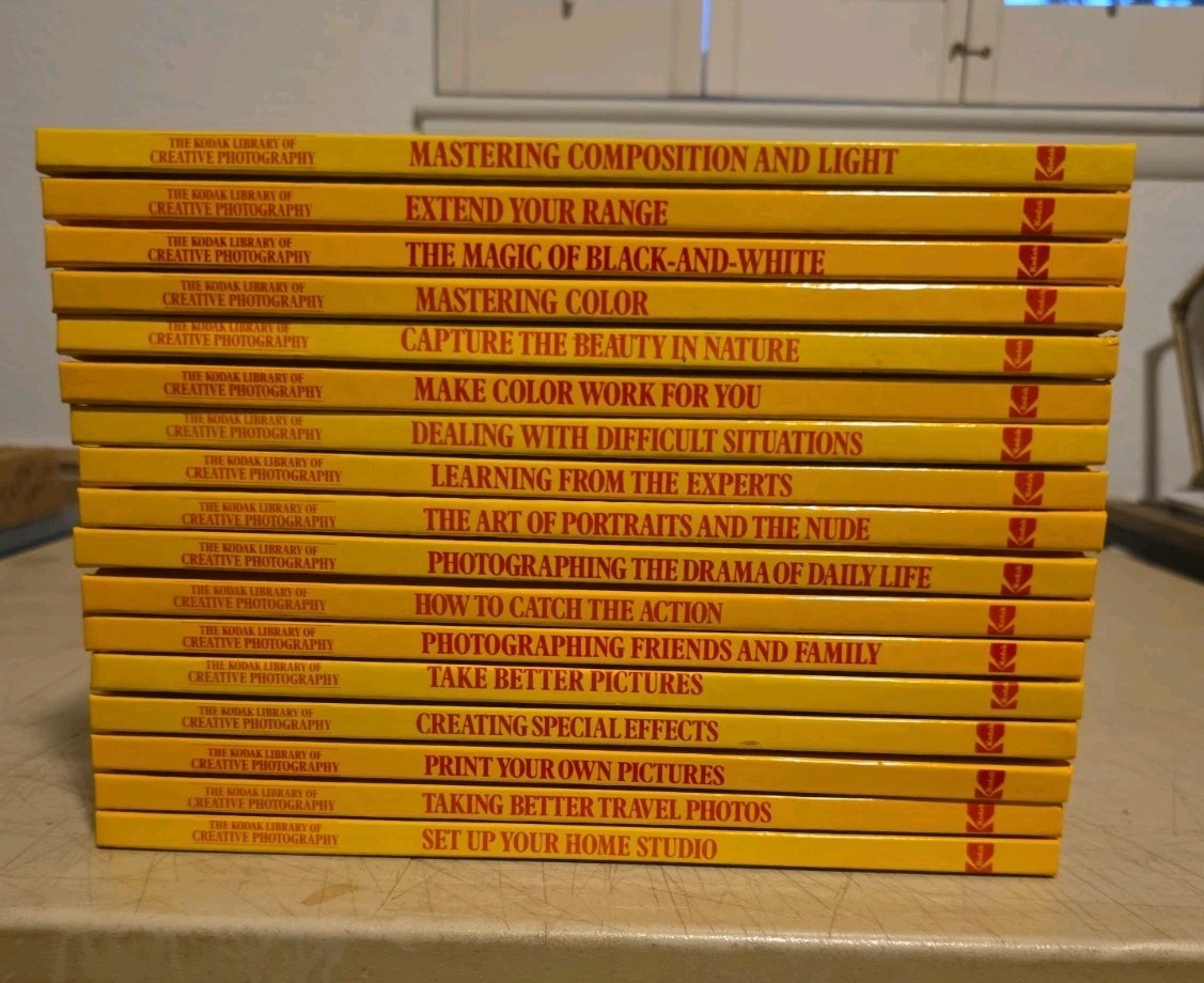 1985 The Kodak Library of Creative Photography. Lot of 17 VINTAGE HC VG