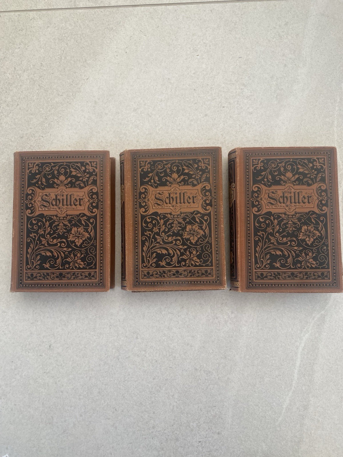 Lot of 3 -SCHILLER’S ALL WORKS – VOL. 4 & Vol. 7 Philipp Reclam Jr. – VTG A52