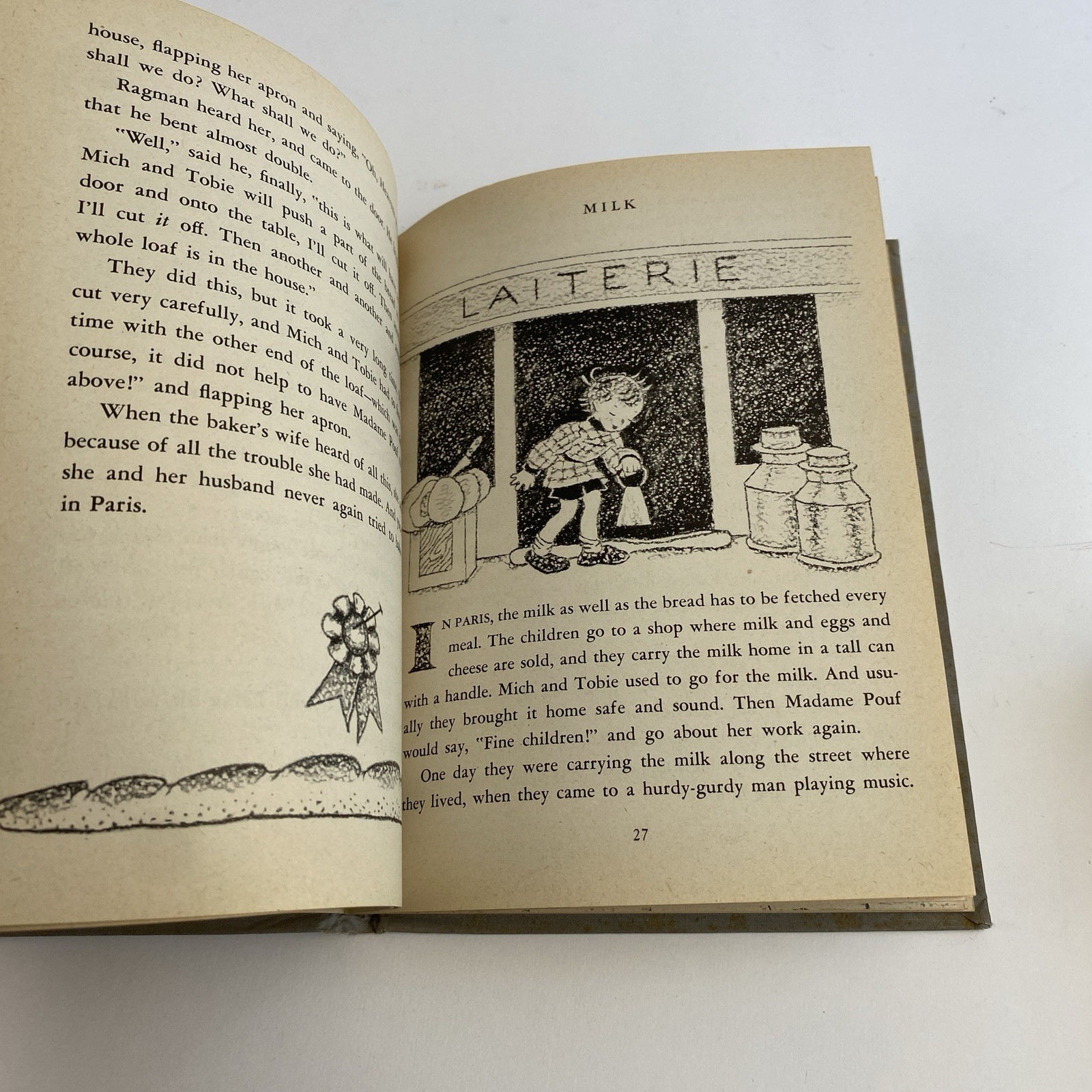 Elizabeth Orton JONES Ragman of Paris & his Ragamuffins 1937 Antique Kids Book