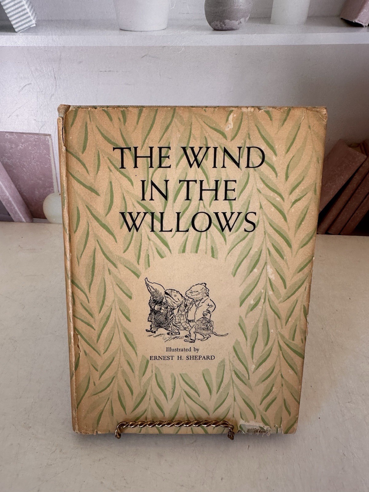 THE WIND IN THE WILLOWS by Kenneth Grahame • RARE Early Printing (with DJ)