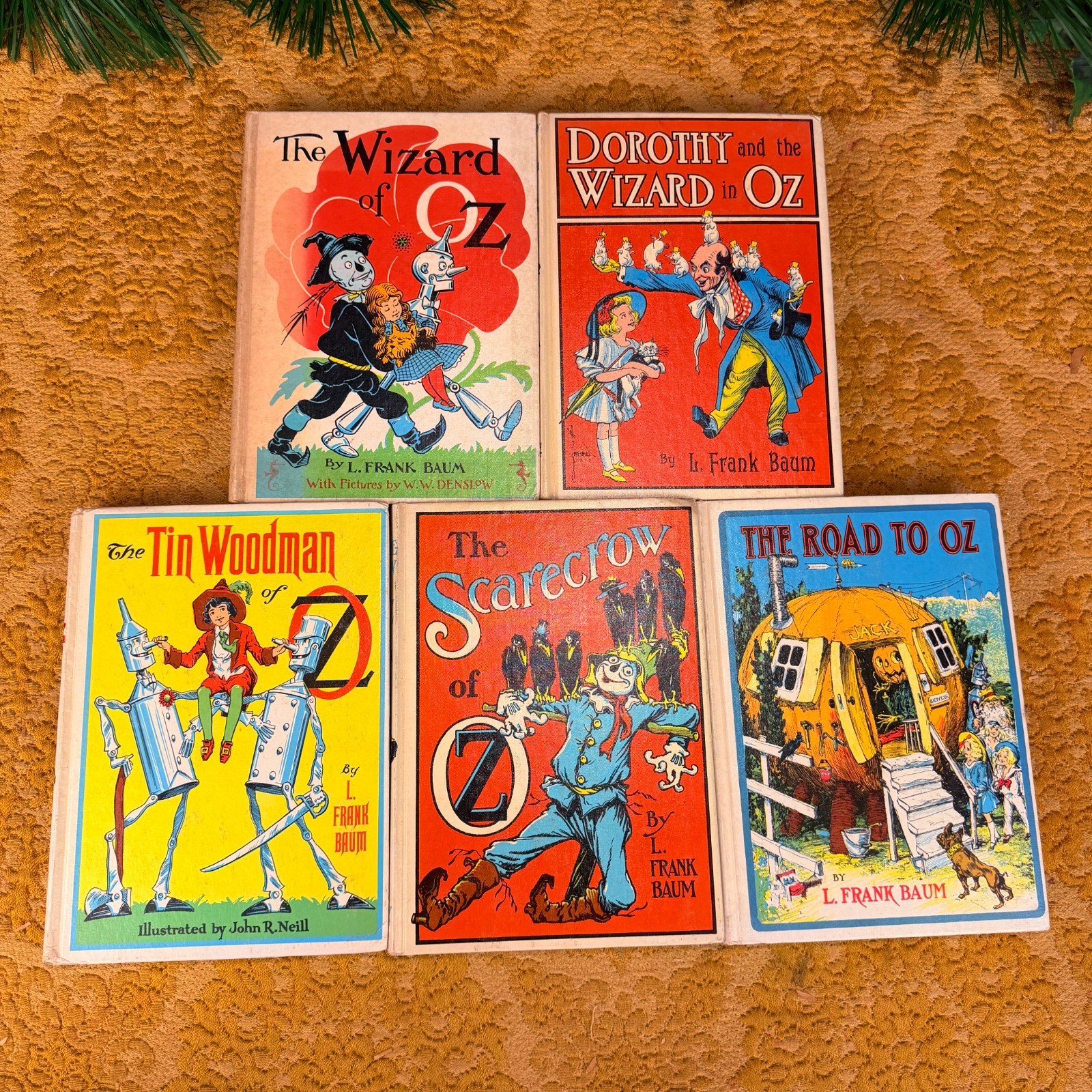 Vintage L. Frank Baum Books – Six Hardcovers – Great Condition